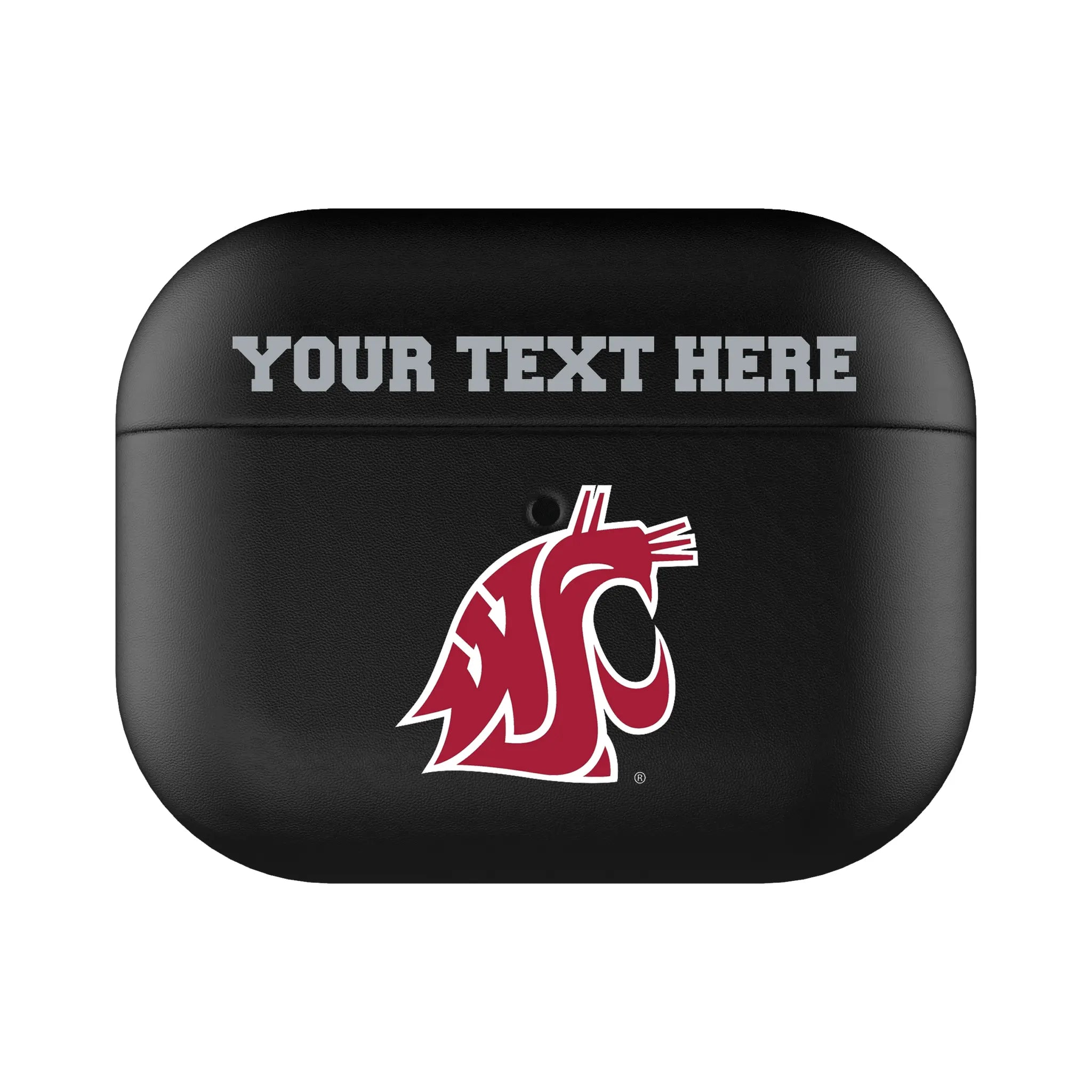 Washington State University Cougars Personalized Insignia AirPods AirPod Case Cover#Device_AirPods Pro 3