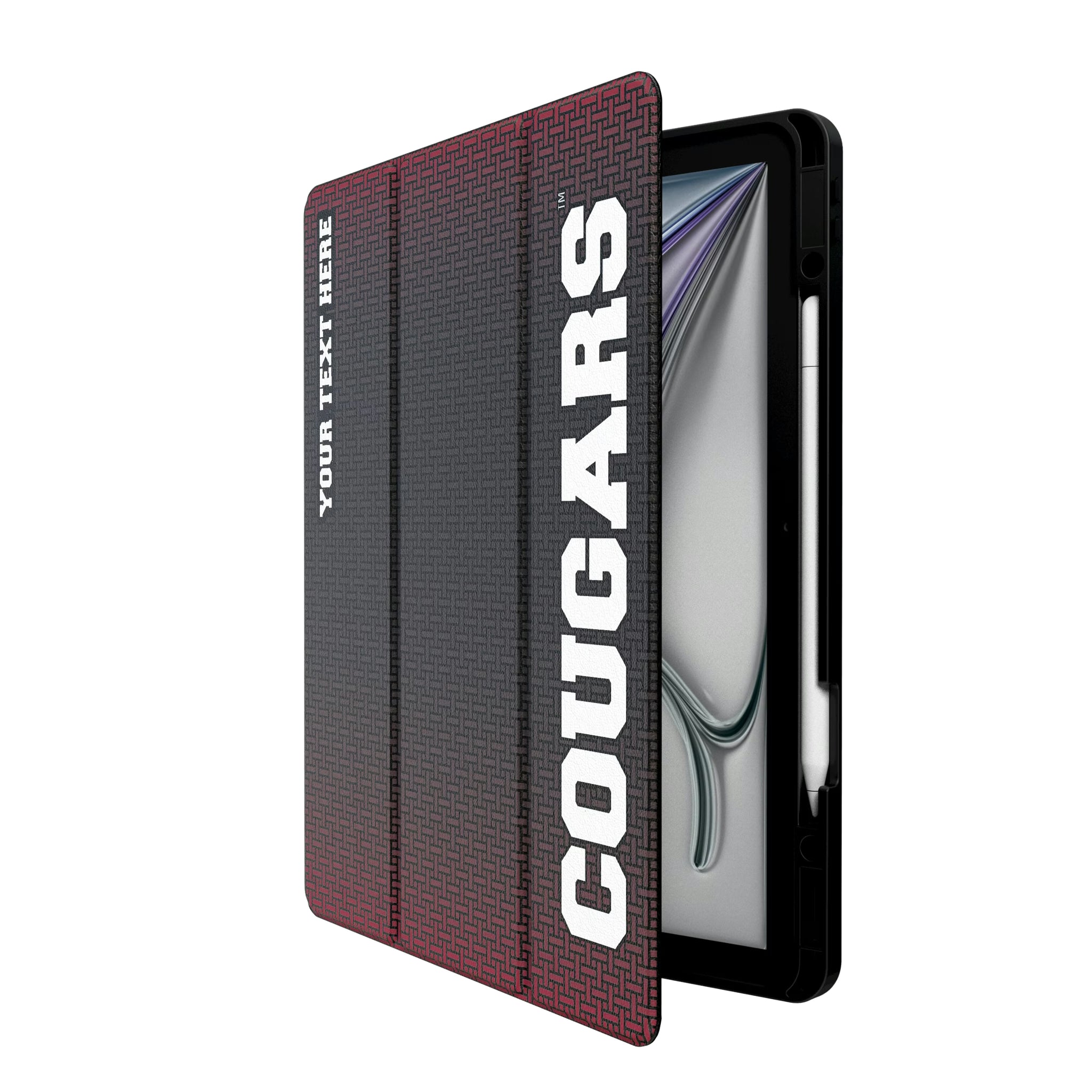 Washington State University Cougars Personalized Linen iPad Tablet Case for Apple iPad