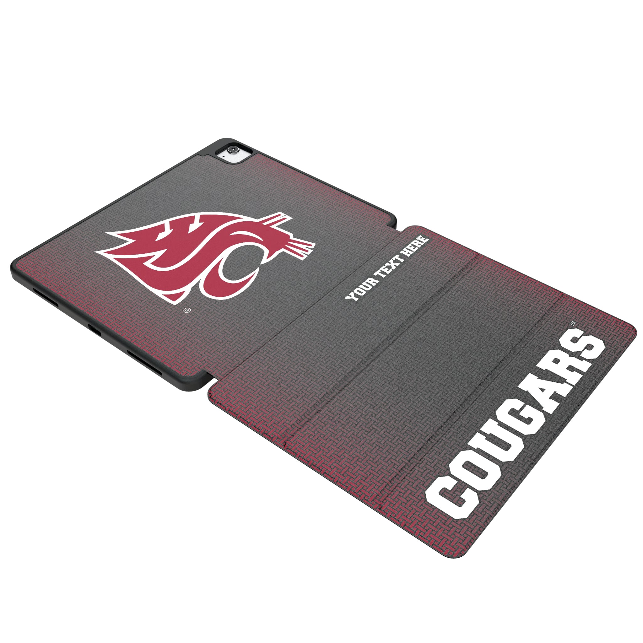 Washington State University Cougars Personalized Linen iPad Tablet Case for Apple iPad