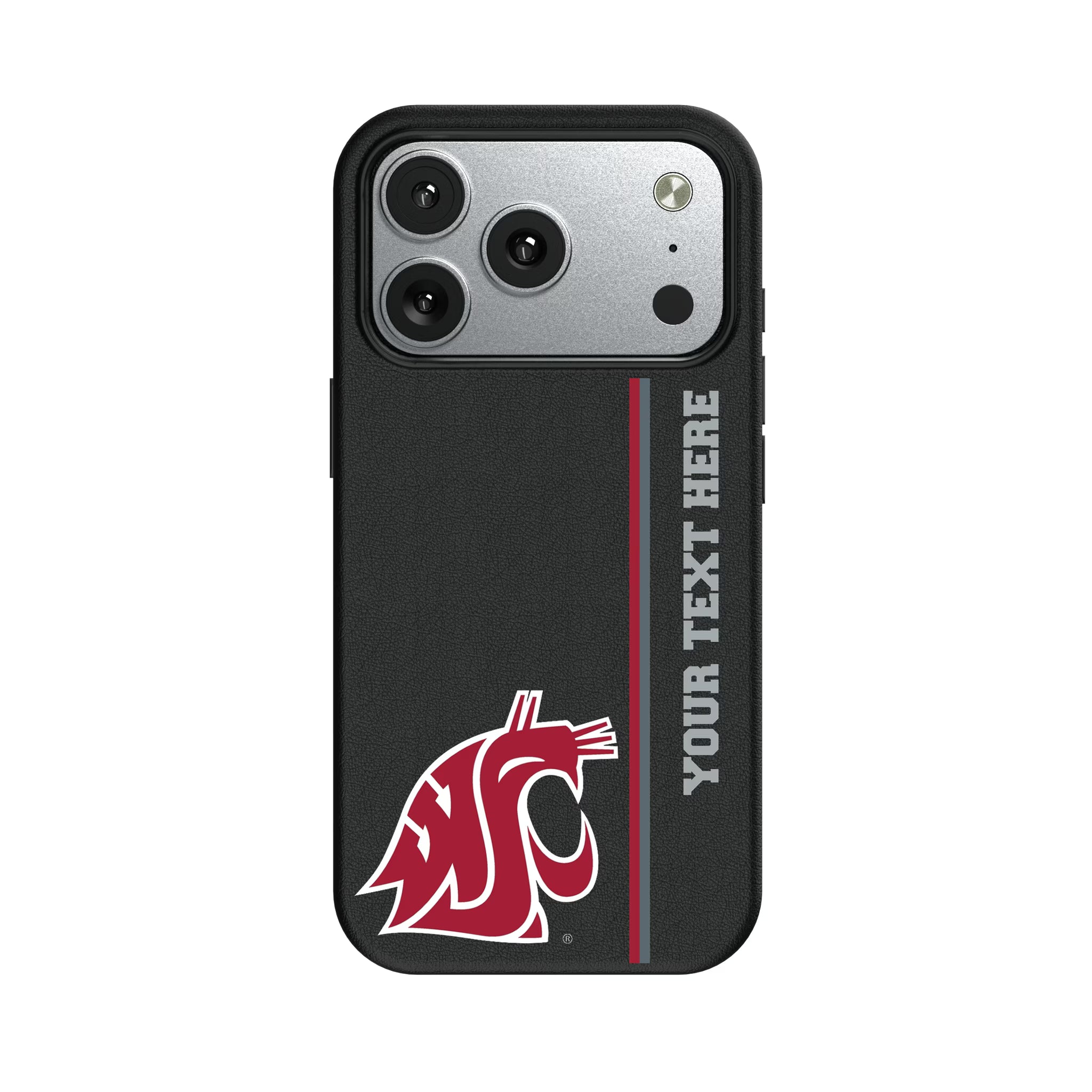 Washington State University Cougars Personalized Sidebard iPhone MagSafe Compatible Phone Case for Apple iPhone#Device_iPhone 17 Pro