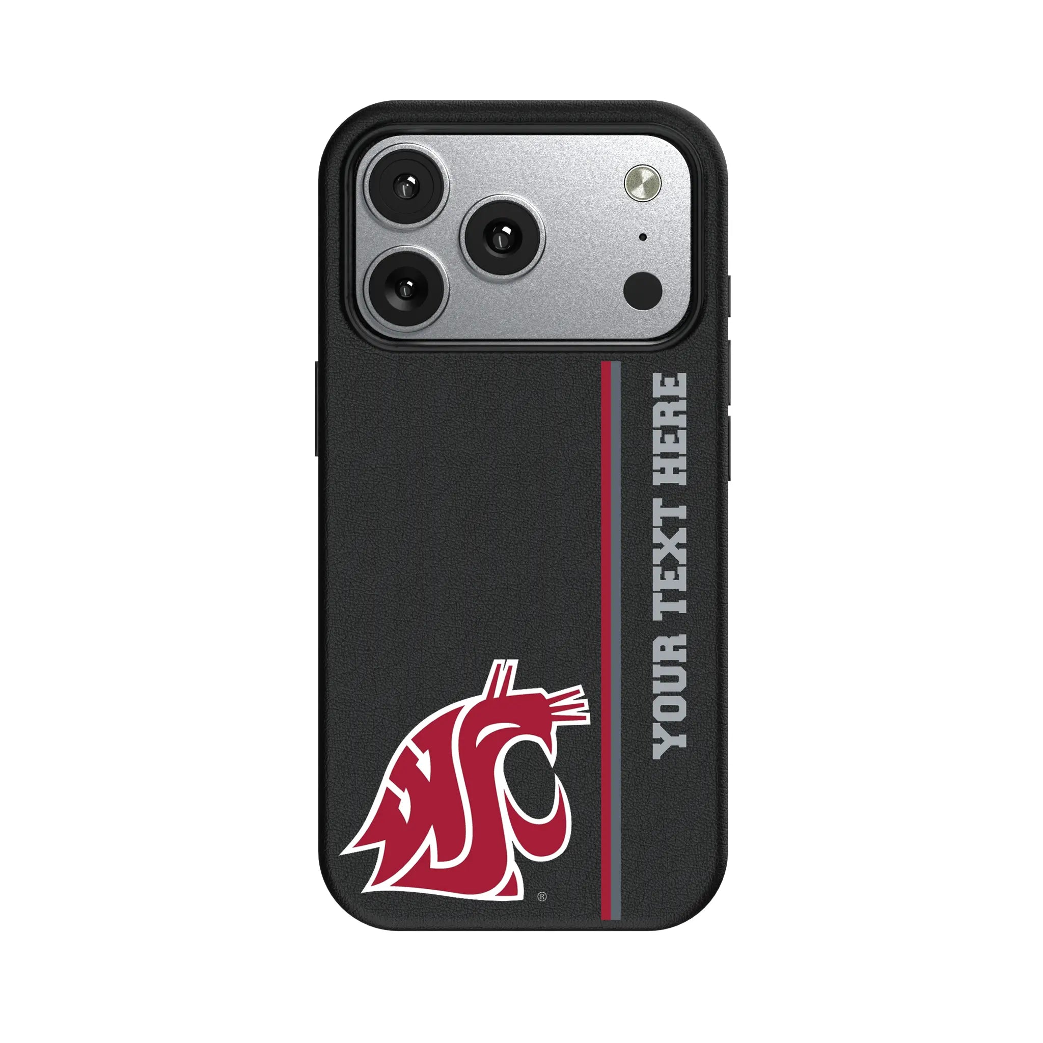 Washington State University Cougars Personalized Sidebard iPhone MagSafe Compatible Phone Case for Apple iPhone#Device_iPhone 17 Pro
