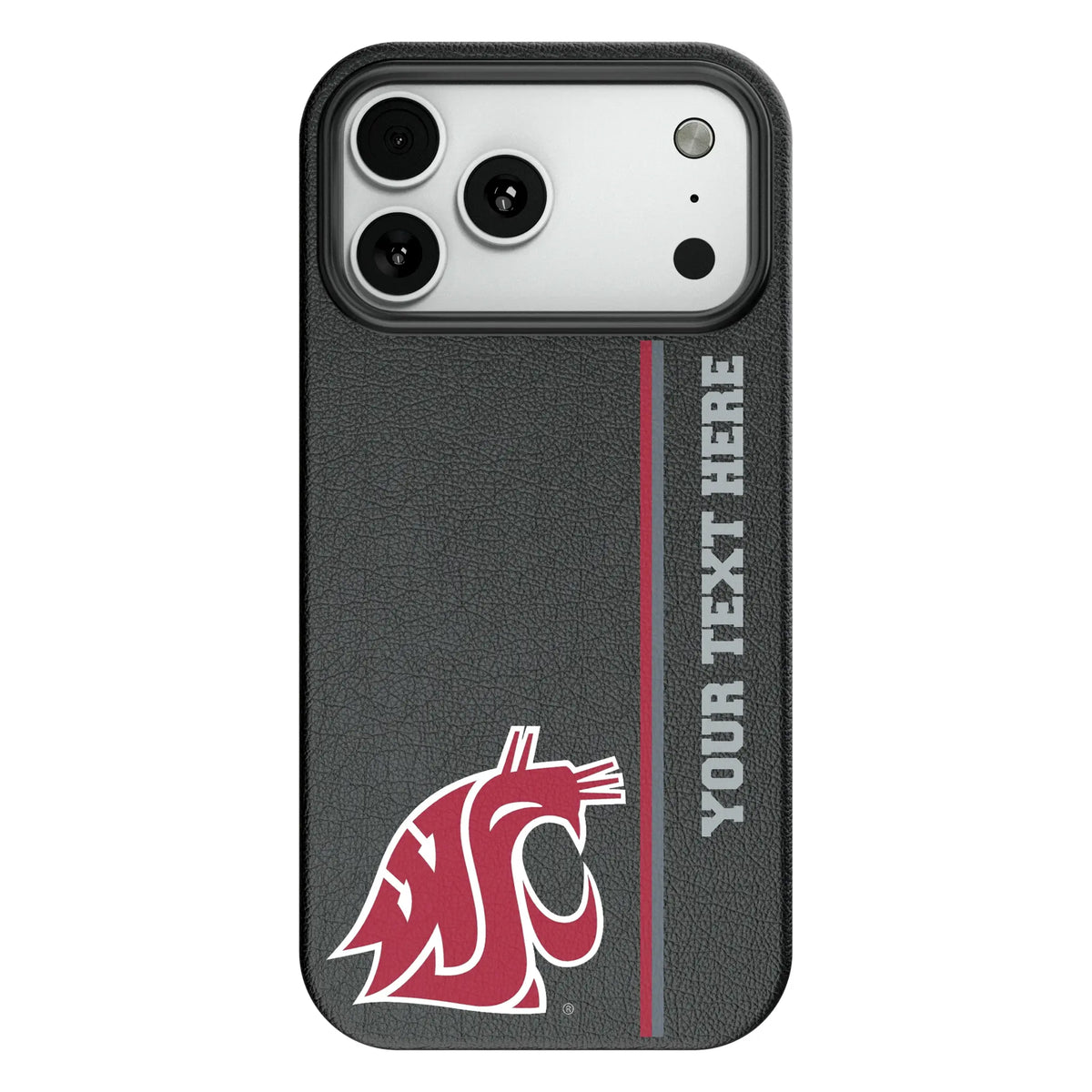 Washington State University Cougars Personalized Sidebard MagSafe Compatible Phone Case for Apple iPhone
