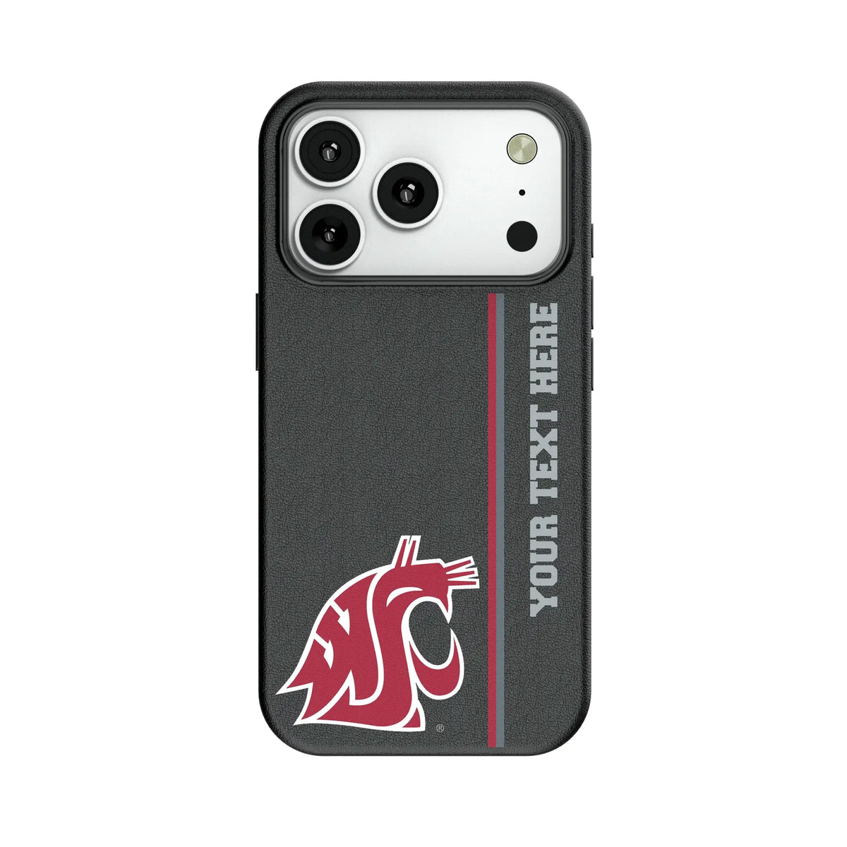 Washington State University Cougars Personalized Sidebard MagSafe Compatible Phone Case for Apple iPhone