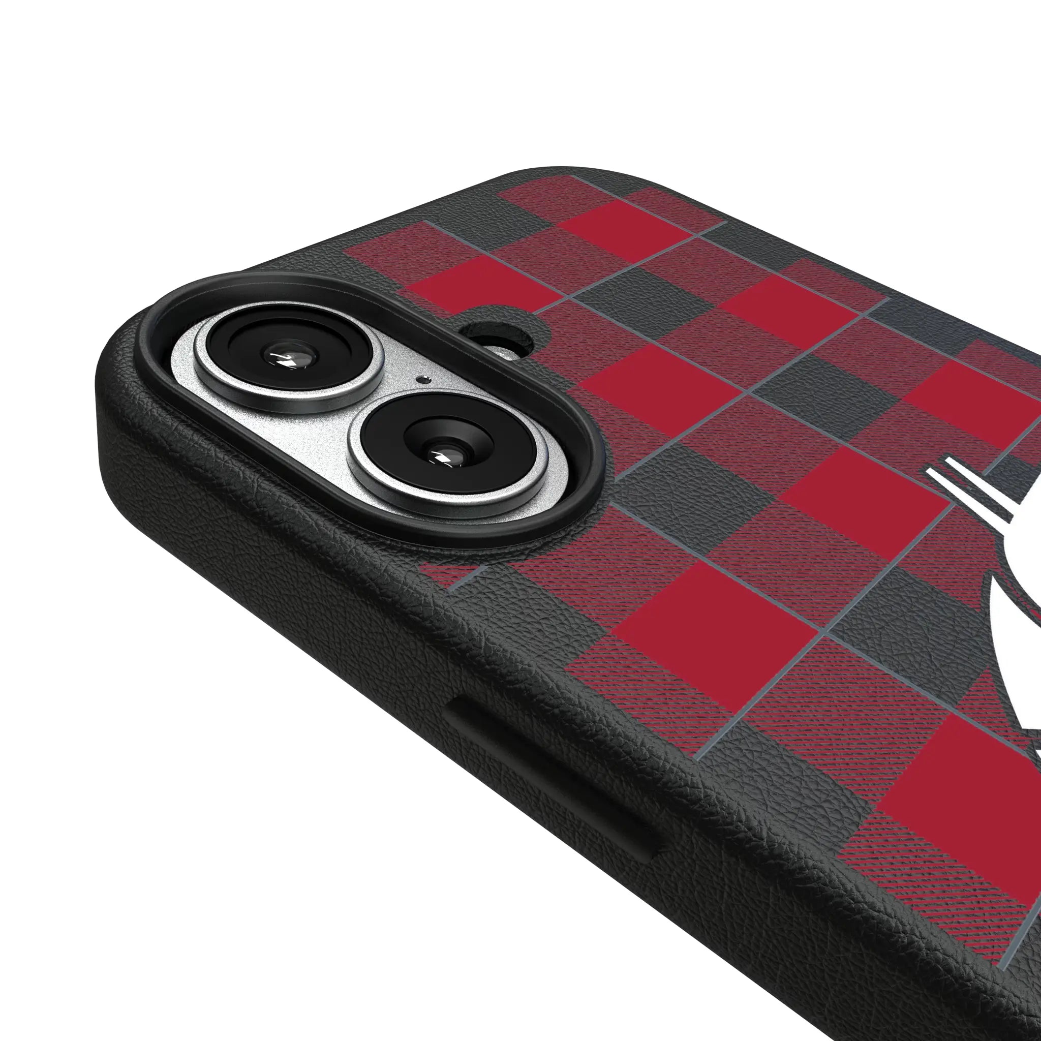 Washington State University Cougars Plaid iPhone MagSafe Compatible Phone Case for Apple iPhone - Detail#Device_iPhone 17