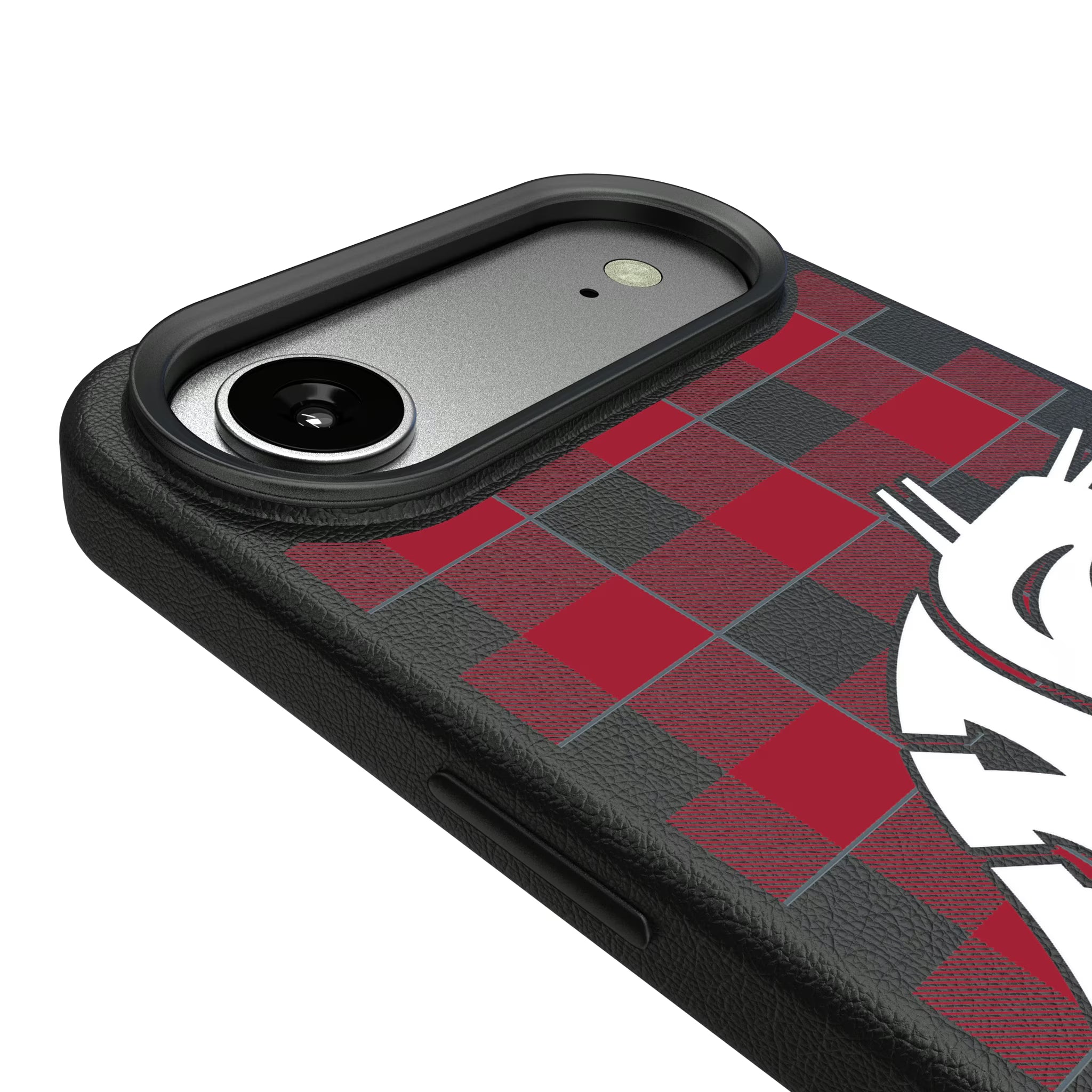 Washington State University Cougars Plaid iPhone MagSafe Compatible Phone Case for Apple iPhone - Detail#Device_iPhone Air