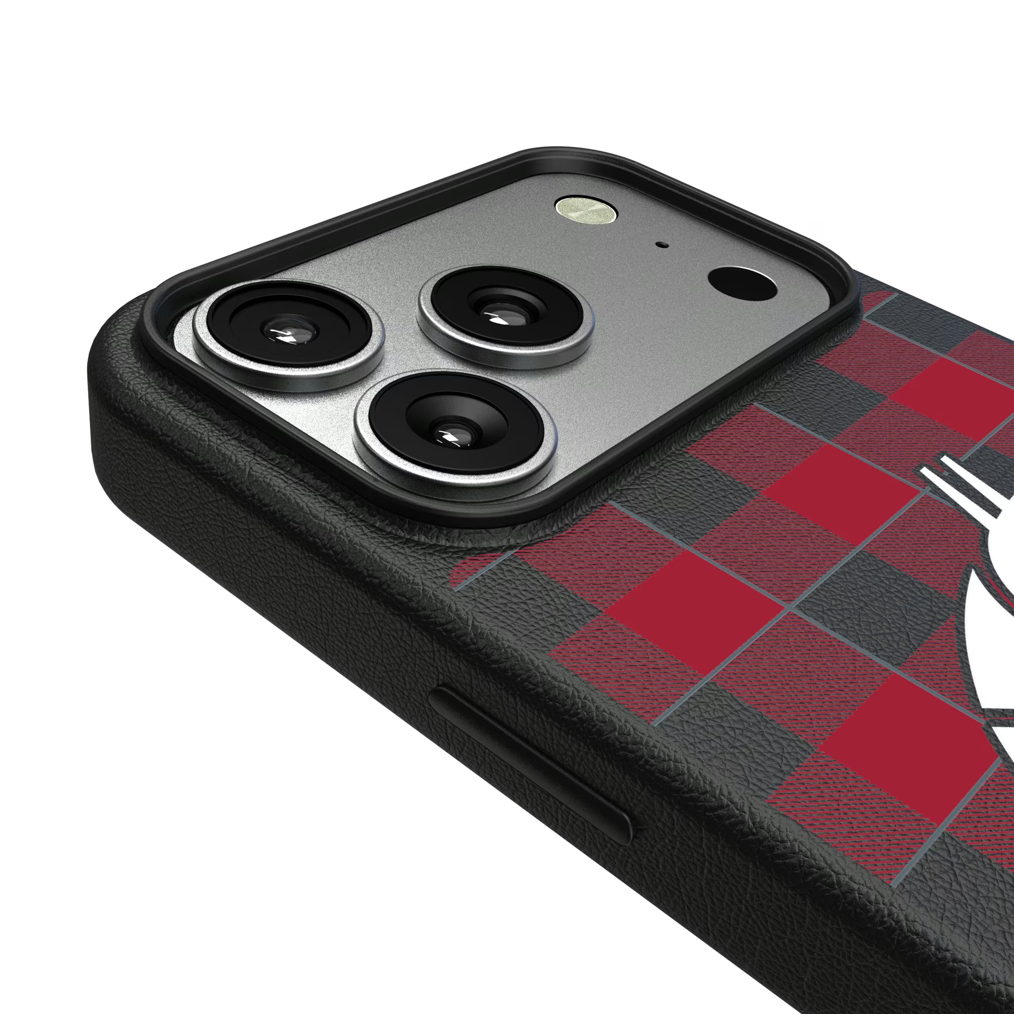 Washington State University Cougars Plaid iPhone MagSafe Compatible Phone Case for Apple iPhone - Detail#Device_iPhone 17 Pro