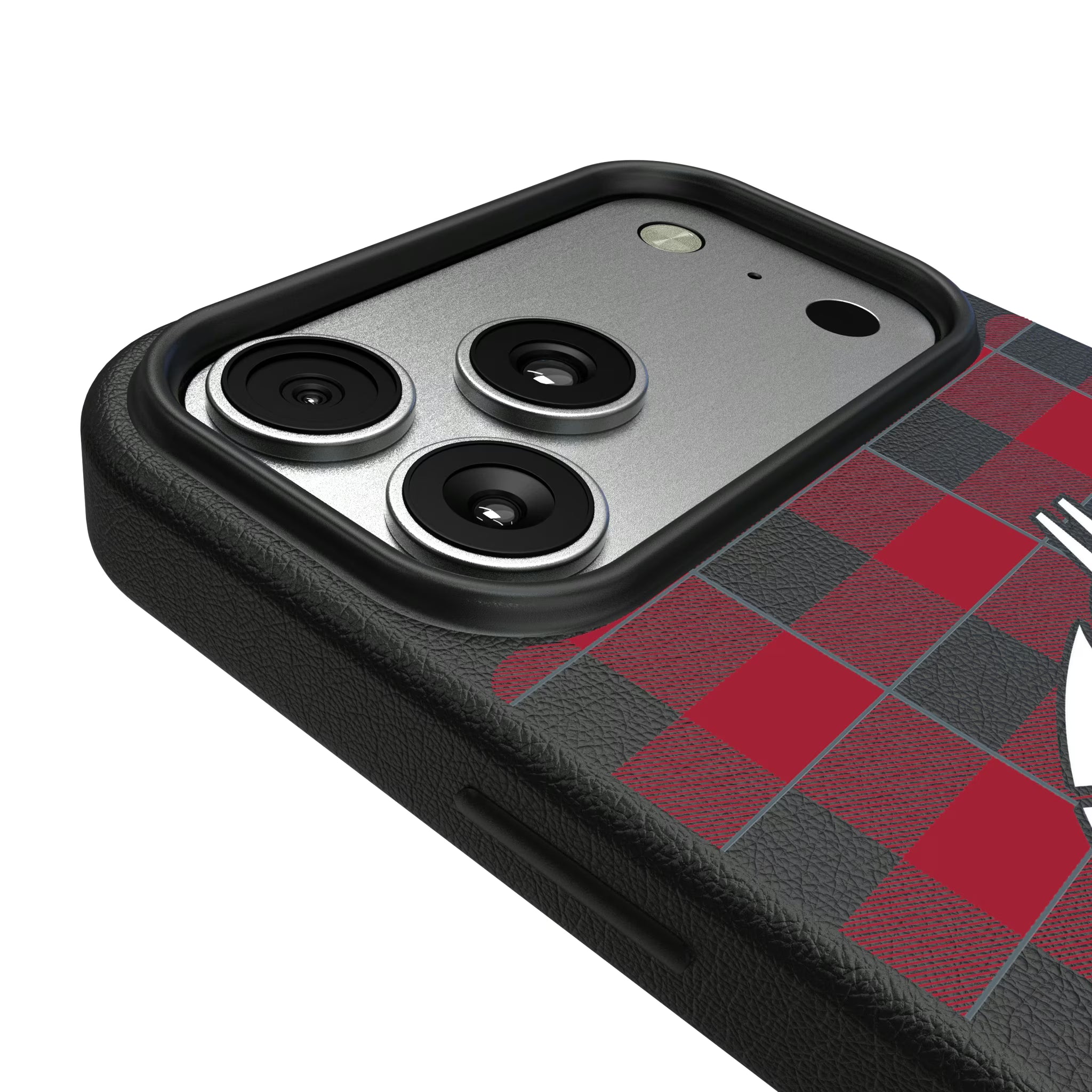 Washington State University Cougars Plaid iPhone MagSafe Compatible Phone Case for Apple iPhone - Detail#Device_iPhone 17 Pro Max