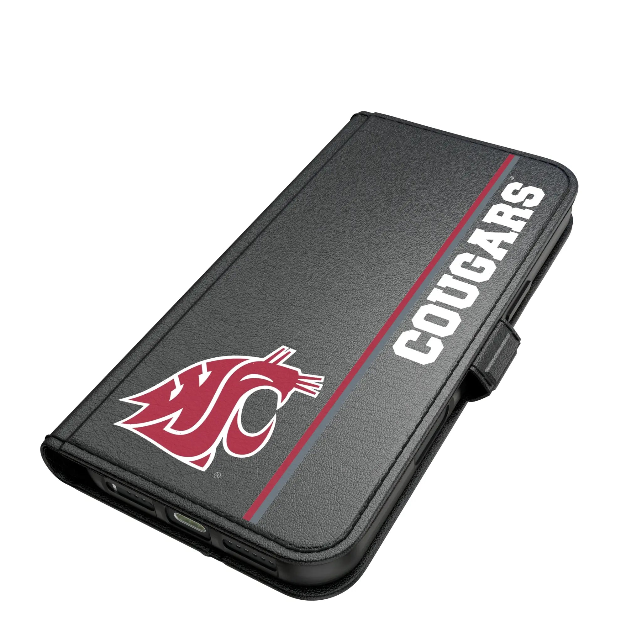 Washington State University Cougars Sidebar iPhone Folio Phone Case for Apple iPhone#Device_iPhone 17 Pro Max
