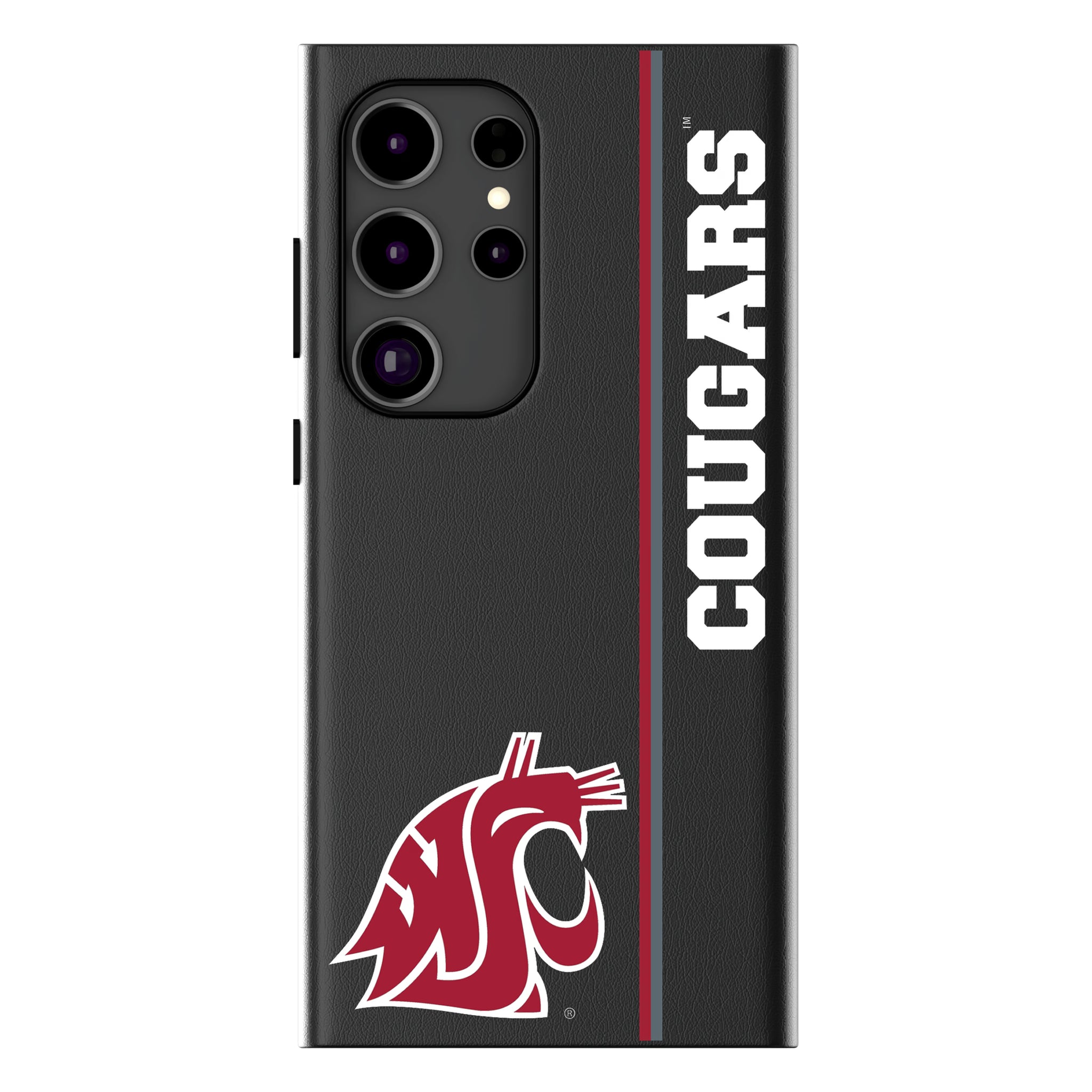 Washington State University Cougars Sidebar Galaxy MagSafe Compatible Phone Case for Samsung Galaxy