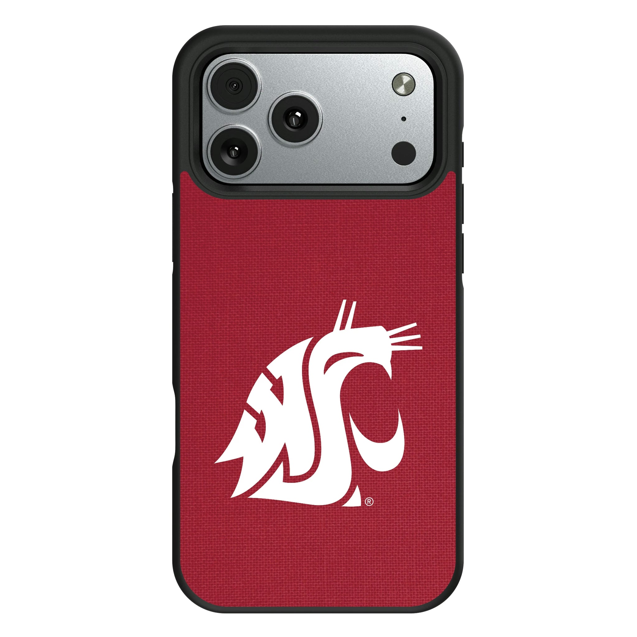 Washington State University Cougars Solid iPhone Bump Phone Case for Apple iPhone#Device_iPhone 17 Pro Max