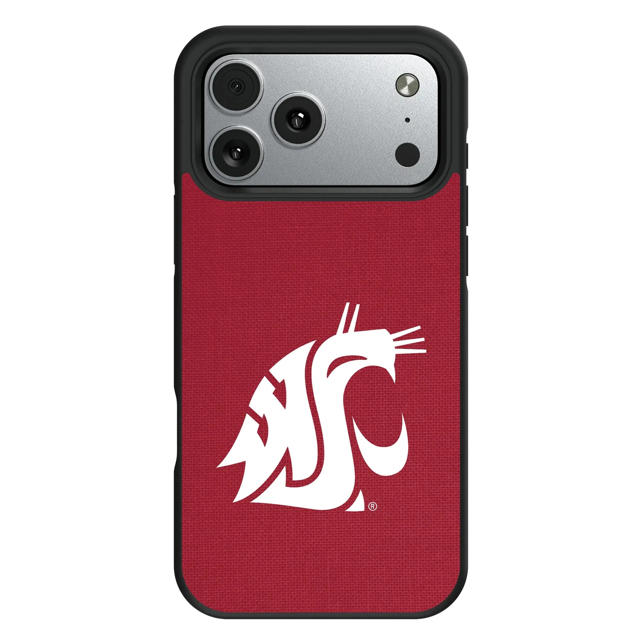 Washington State University Cougars Solid iPhone Bump Phone Case for Apple iPhone#Device_iPhone 17 Pro Max