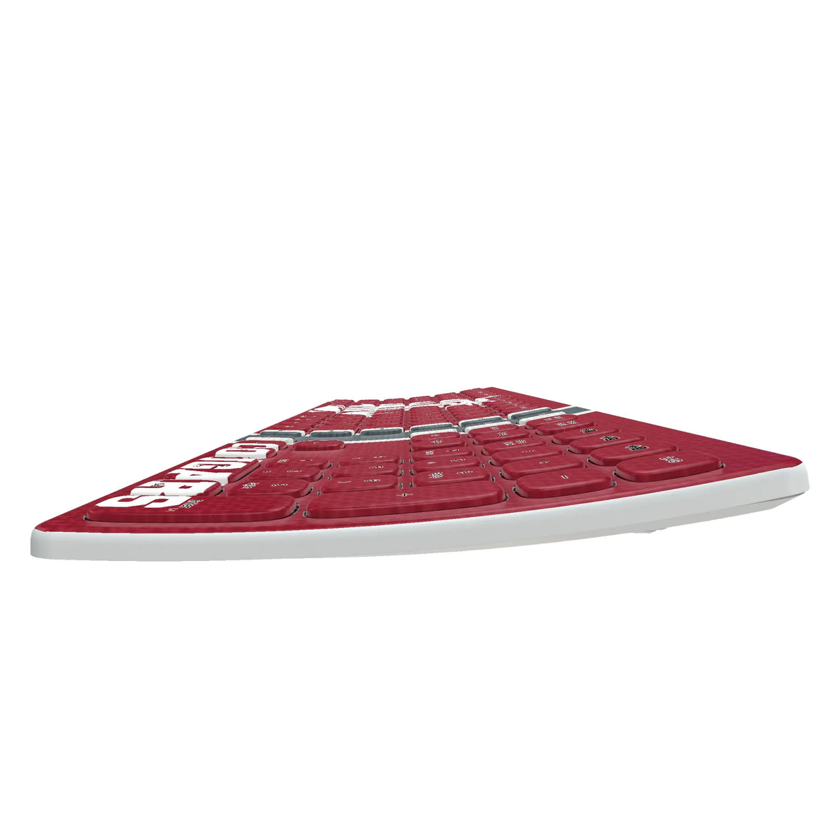 Washington State University Cougars Stripe KKB605 Curved Wireless Keyboard