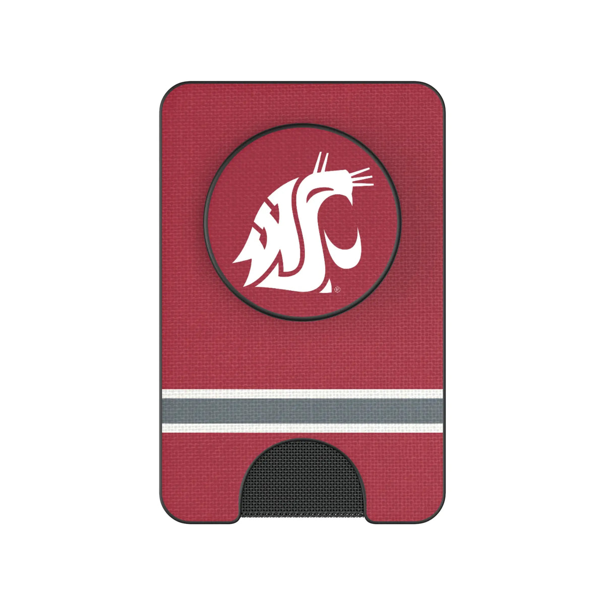 Washington State University Cougars Stripe Popsockets Wallet Magnetic
