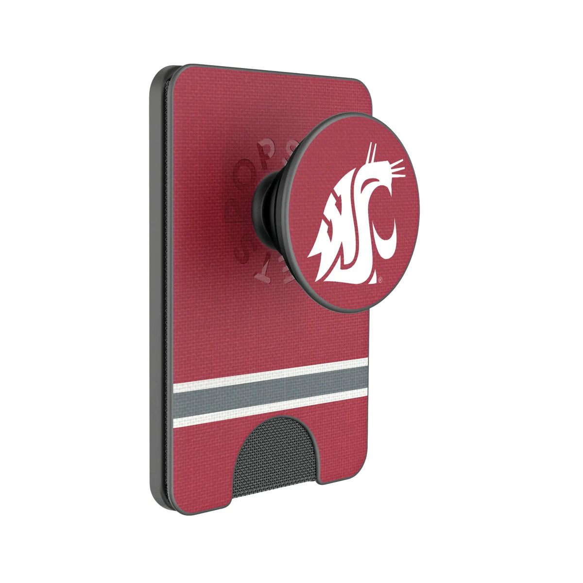 Washington State University Cougars Stripe Popsockets Wallet Magnetic