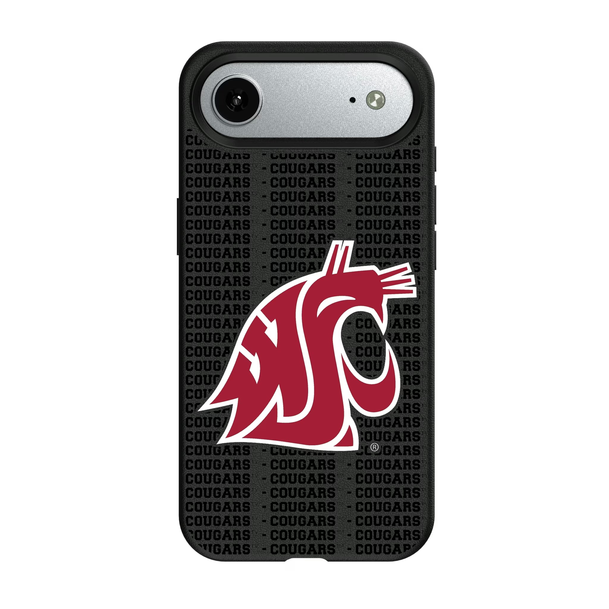 Washington State University Cougars Text Backdrop iPhone MagSafe Compatible Phone Case for Apple iPhone#Device_iPhone Air