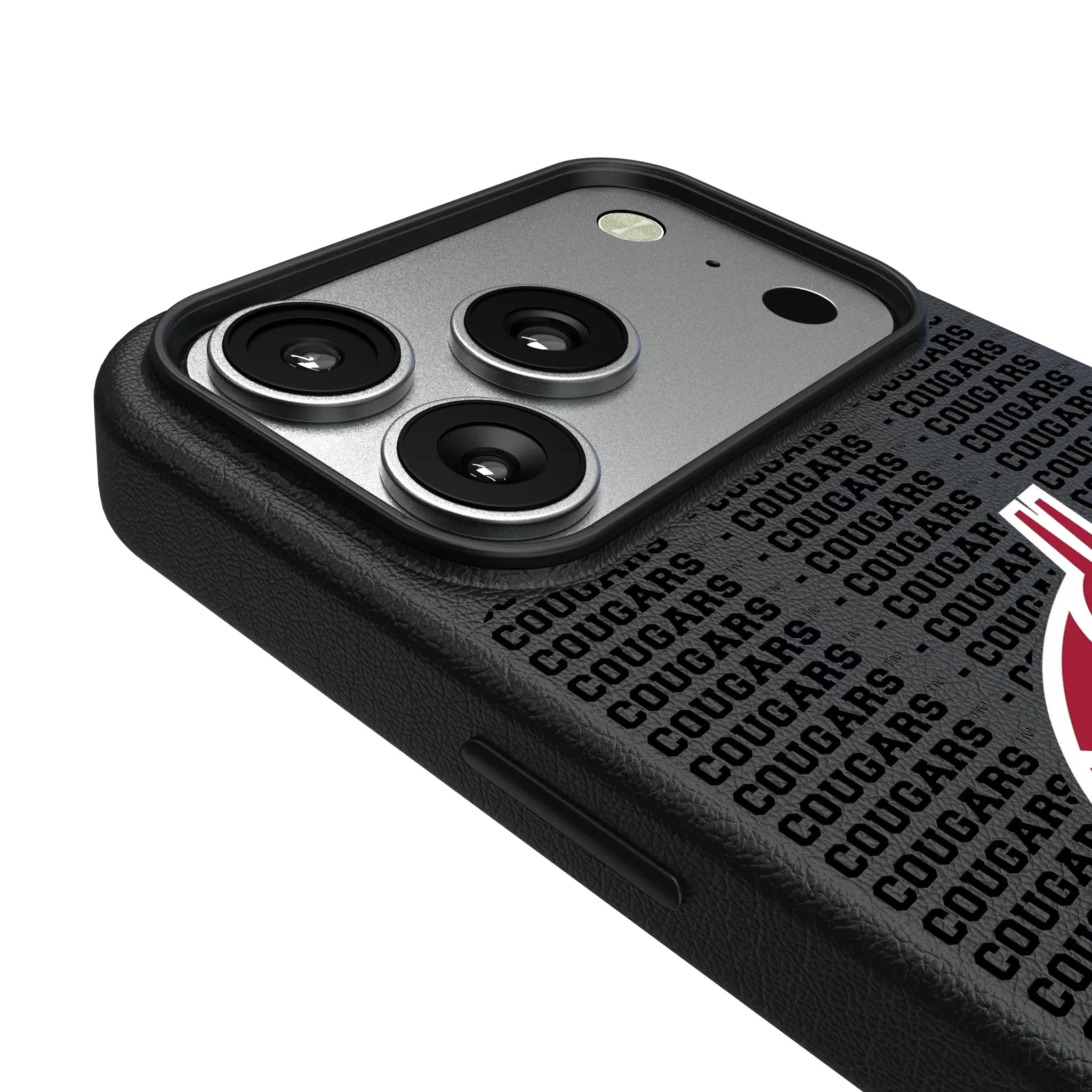 Washington State University Cougars Text Backdrop iPhone MagSafe Compatible Phone Case for Apple iPhone - Detail#Device_iPhone 17 Pro