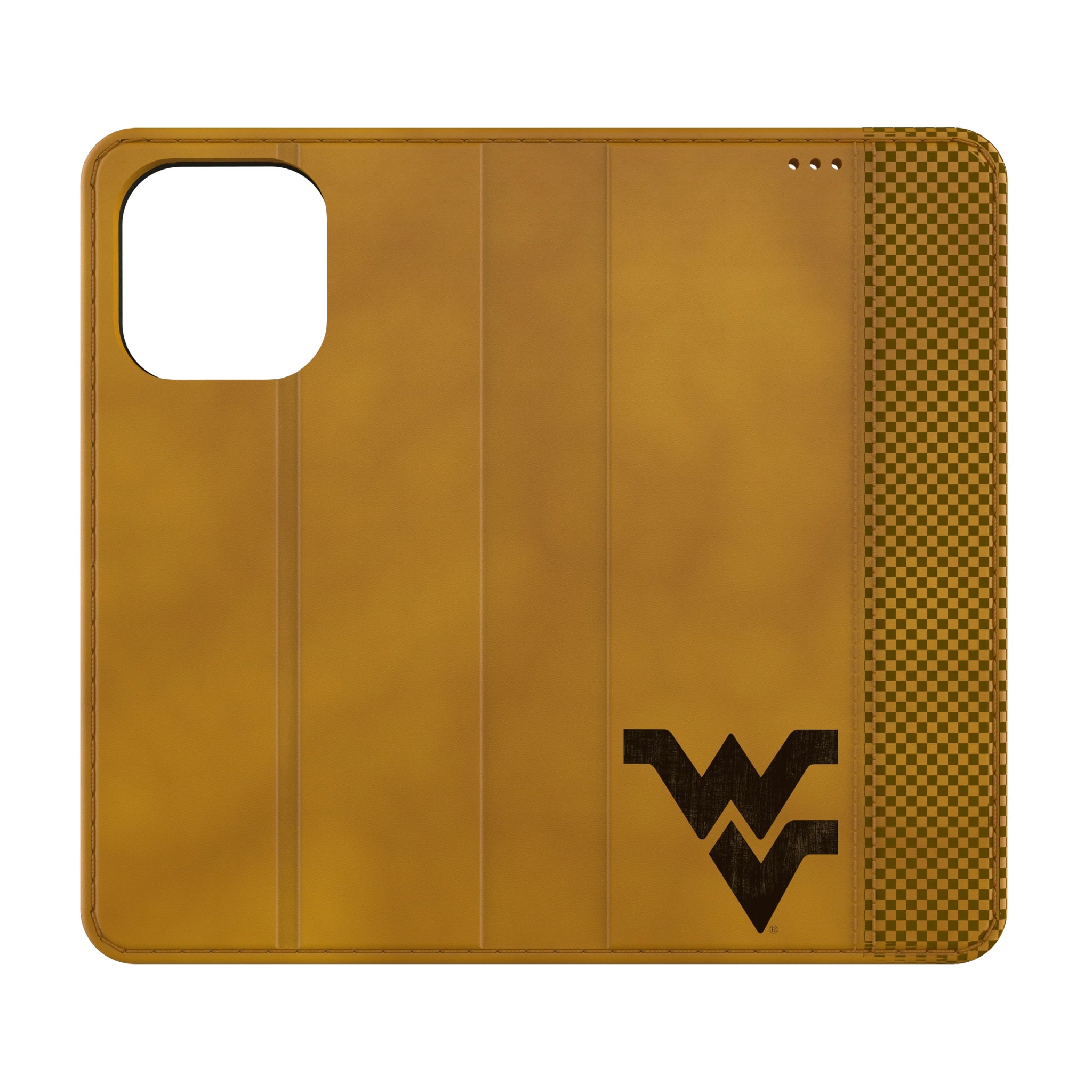 West Virginia University Mountaineers Burn iPhone Folio Phone Case for Apple iPhone