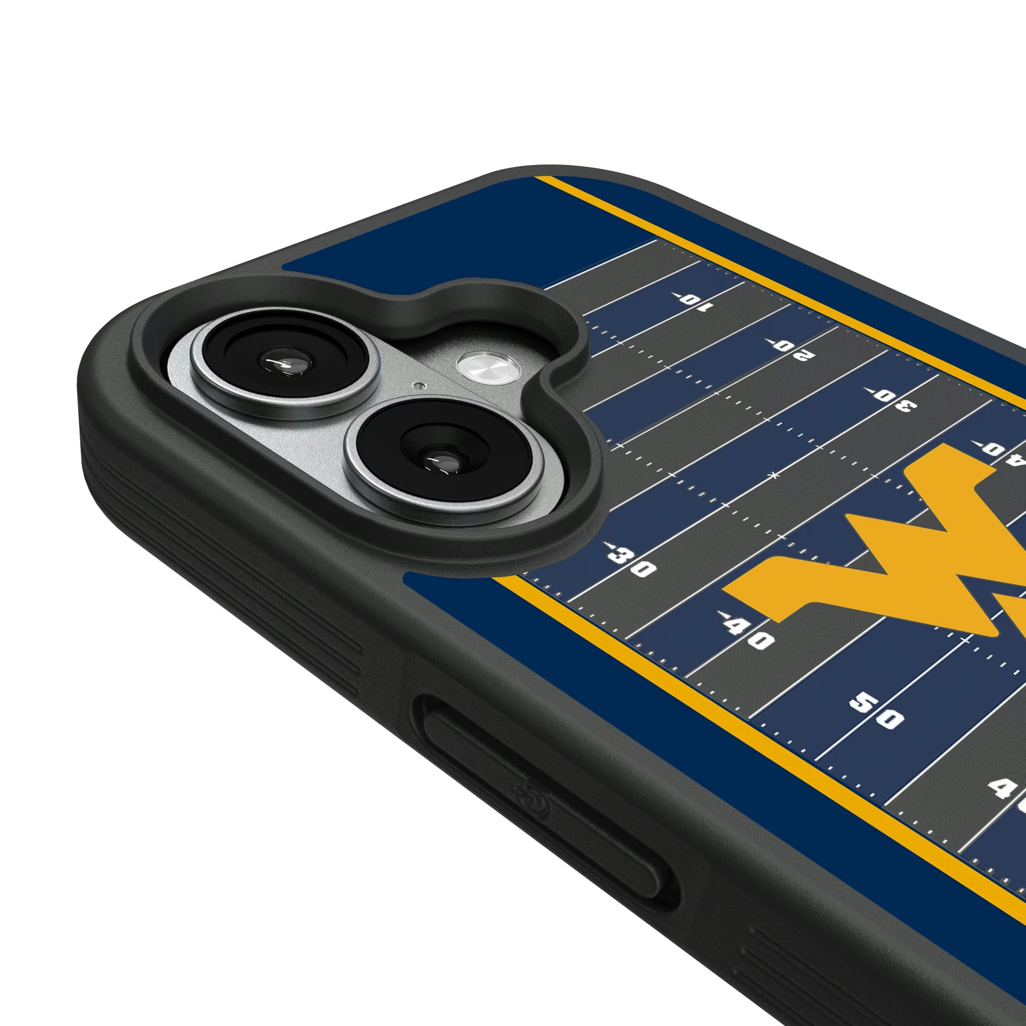 West Virginia University Mountaineers Field iPhone Bump Phone Case for Apple iPhone - Detail#Device_iPhone 17