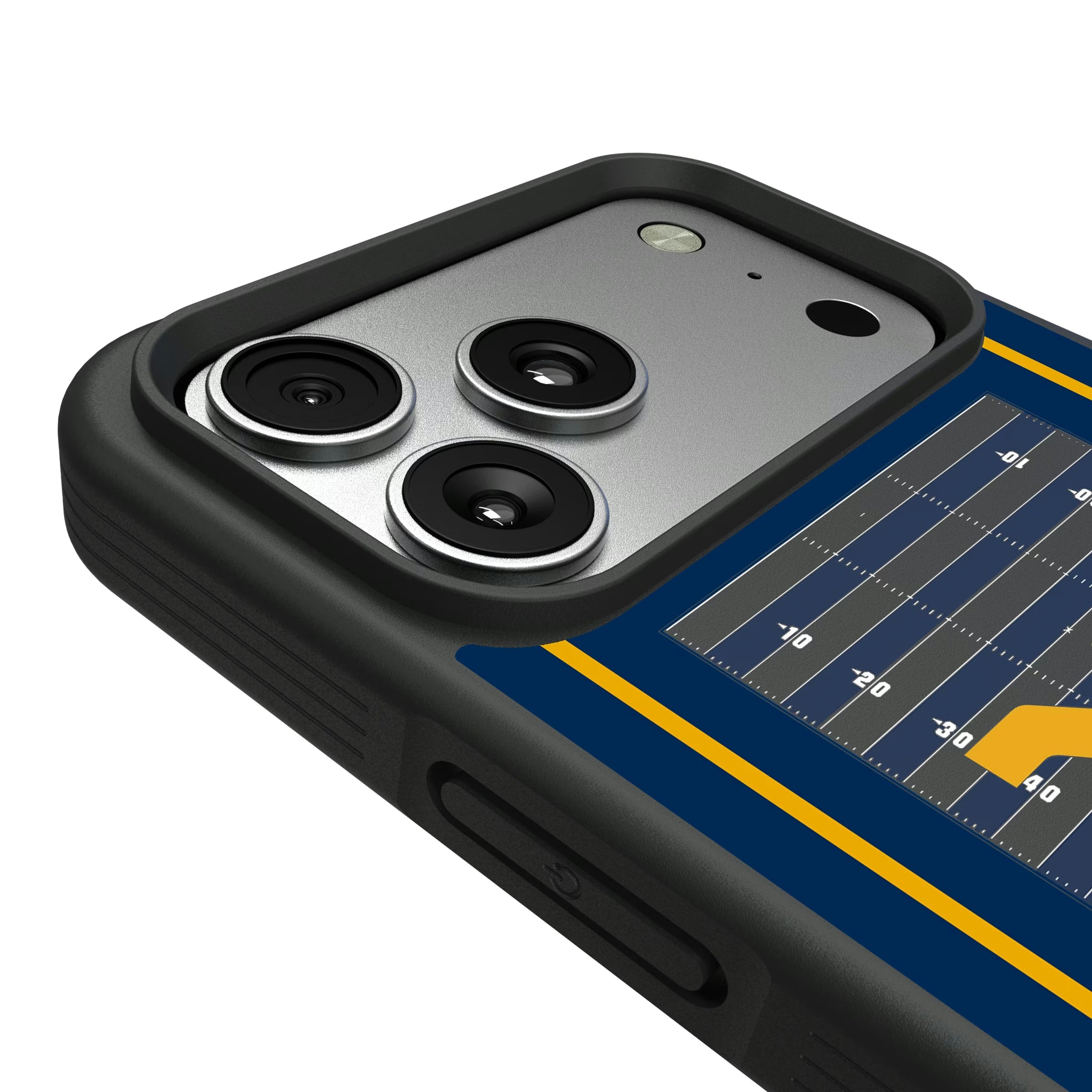 West Virginia University Mountaineers Field iPhone Bump Phone Case for Apple iPhone - Detail#Device_iPhone 17 Pro Max
