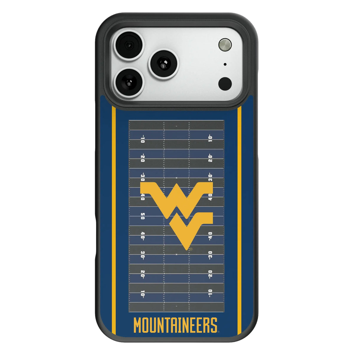 West Virginia University Mountaineers Field Bump Phone Case for Apple iPhone