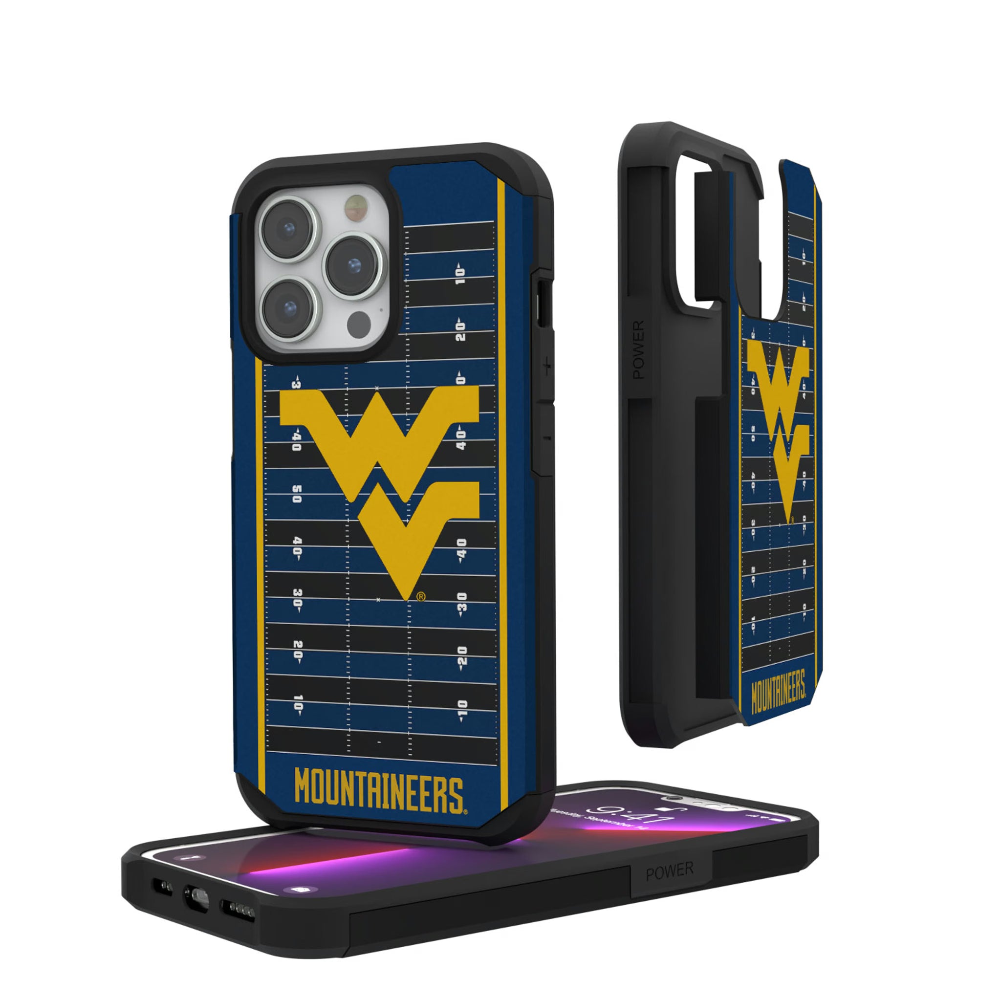 West Virginia University Mountaineers Field iPhone Rugged Phone Case for Apple iPhone