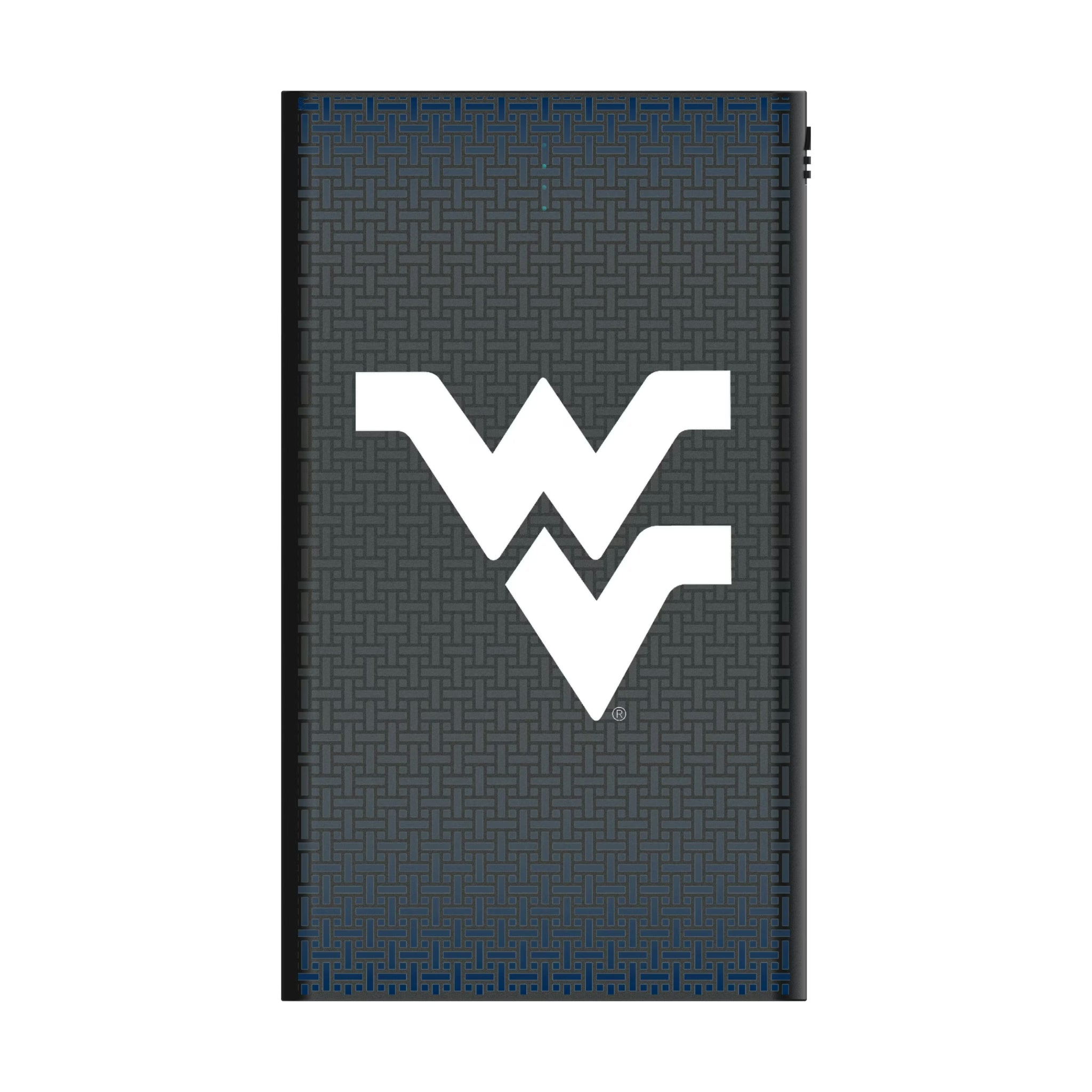 West Virginia University Mountaineers Linen 5000mAh Flat Powerbank