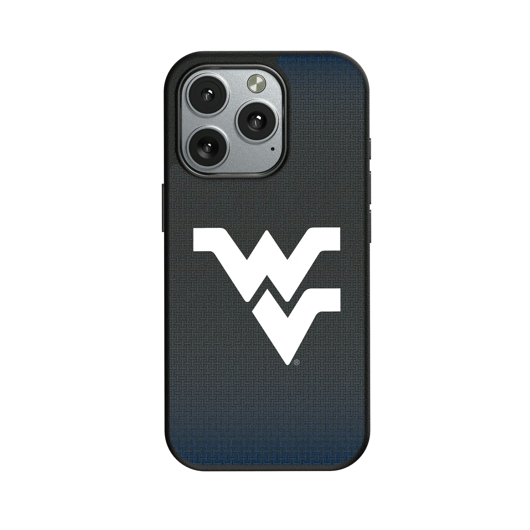 West Virginia University Mountaineers Linen iPhone MagSafe Compatible Phone Case for Apple iPhone