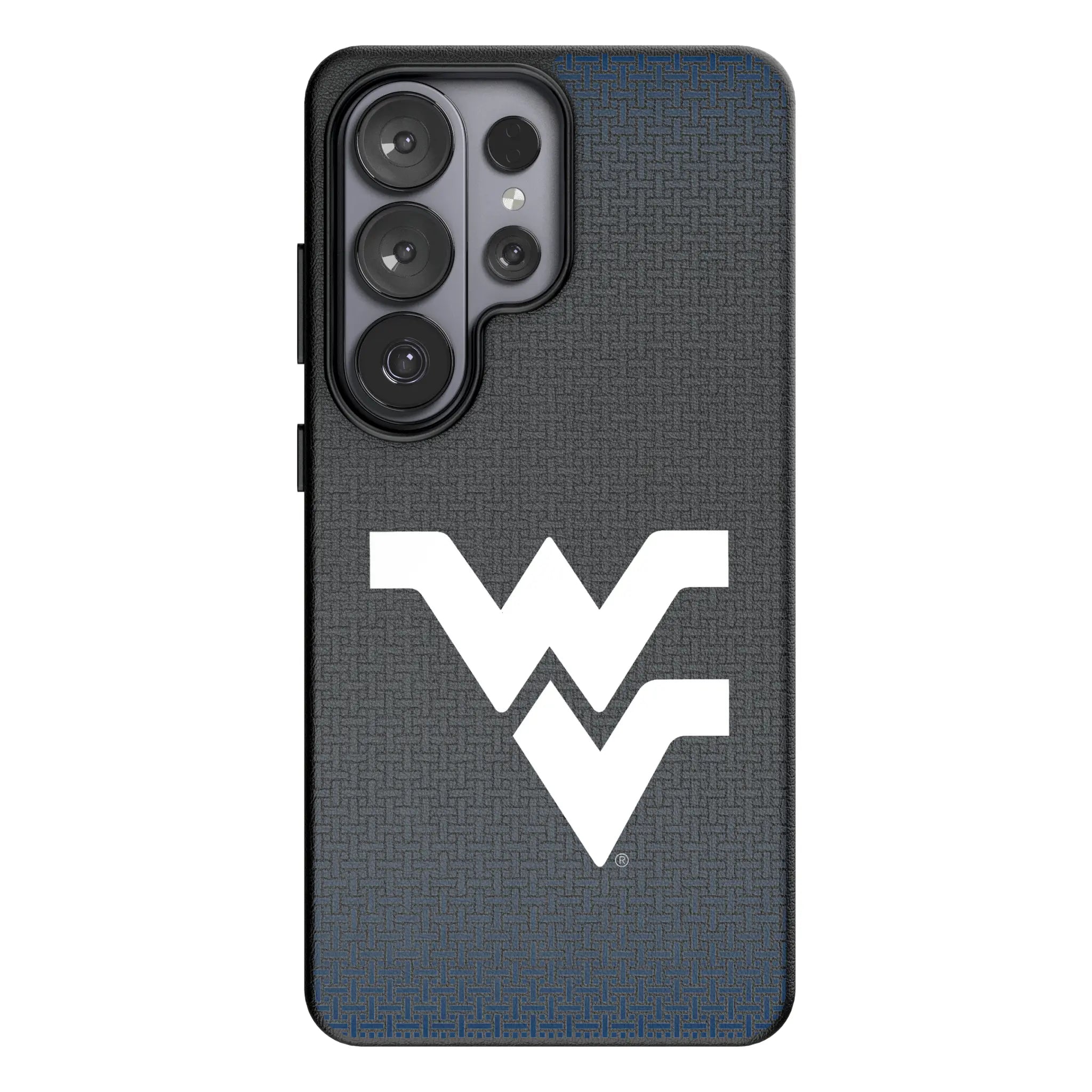 West Virginia University Mountaineers Linen Galaxy MagSafe Compatible Phone Case for Samsung Galaxy#Device_Galaxy S26 Ultra