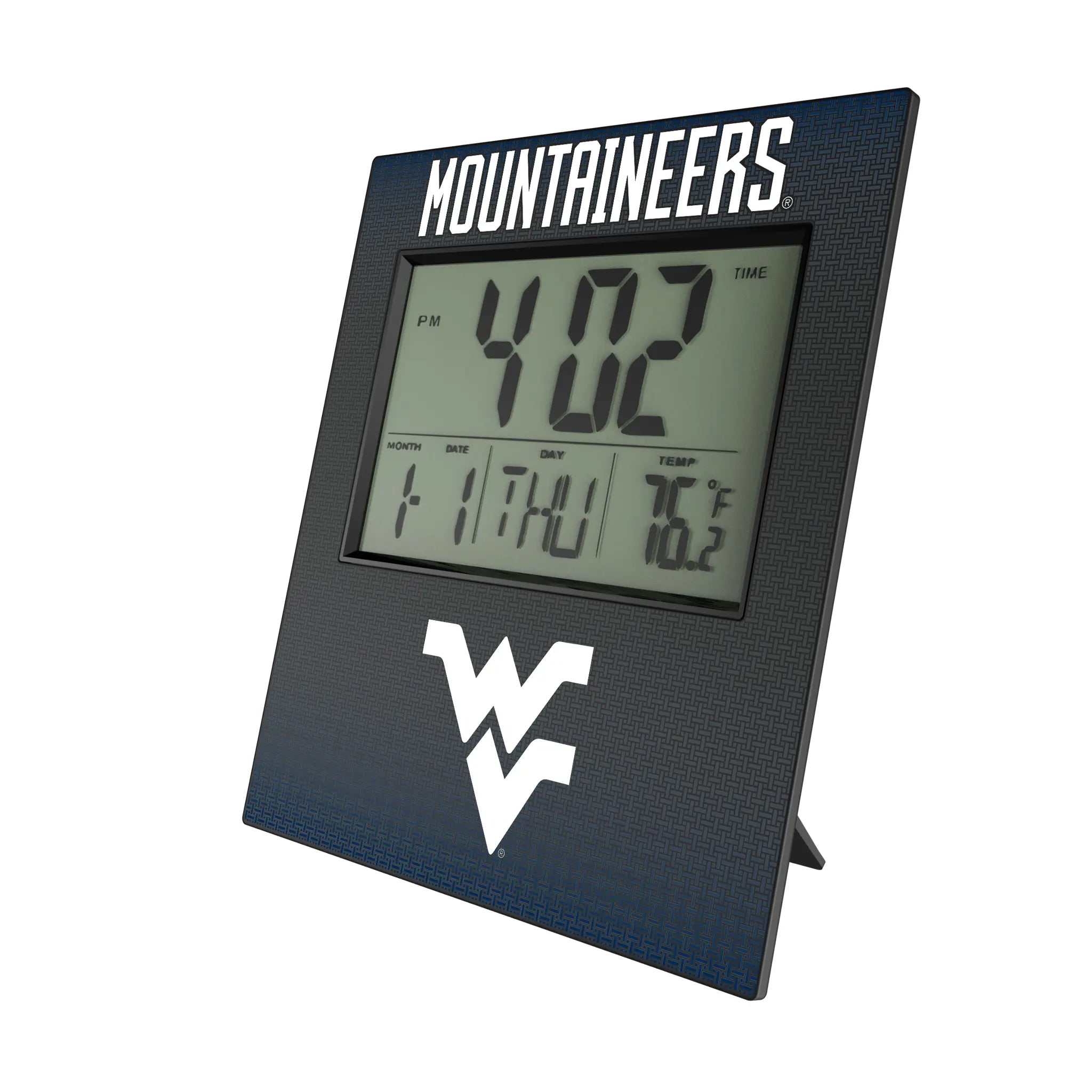 West Virginia University Mountaineers Linen Wall Clock