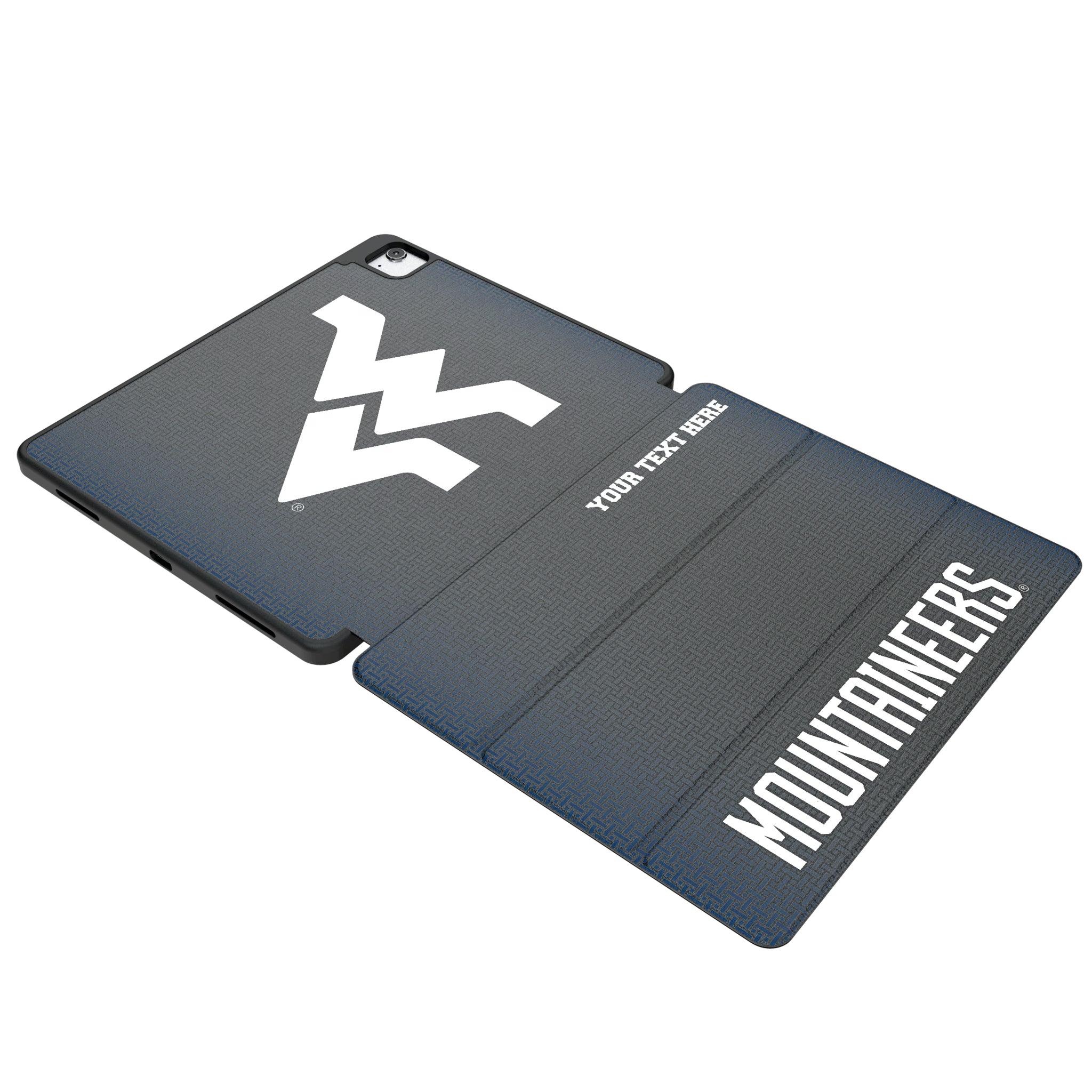 West Virginia University Mountaineers Personalized Linen iPad Tablet Case for Apple iPad