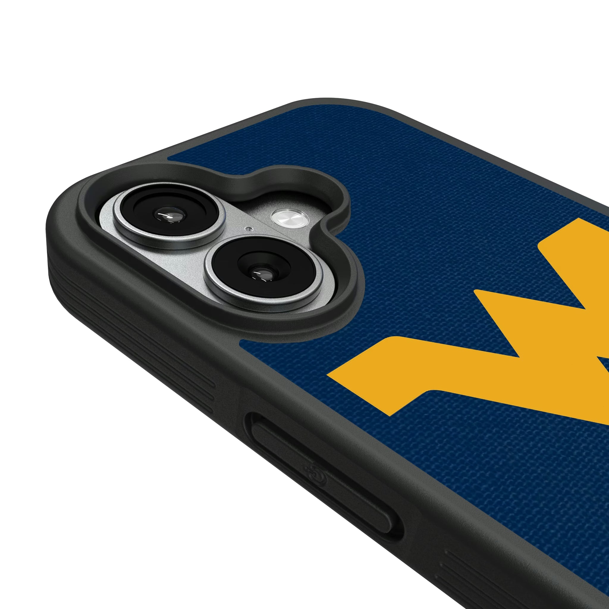 West Virginia University Mountaineers Personalized Stripe iPhone Bump Phone Case for Apple iPhone - Detail#Device_iPhone 17