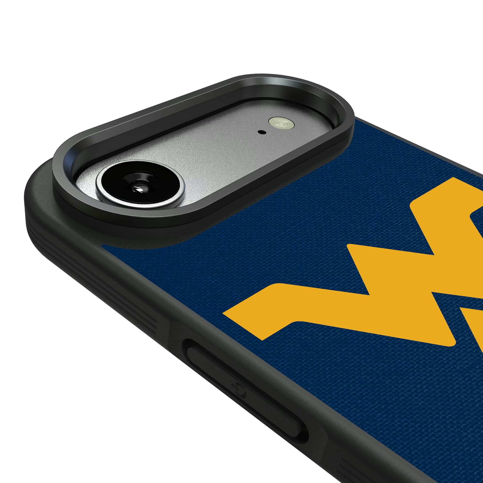 West Virginia University Mountaineers Personalized Stripe iPhone Bump Phone Case for Apple iPhone - Detail#Device_iPhone Air