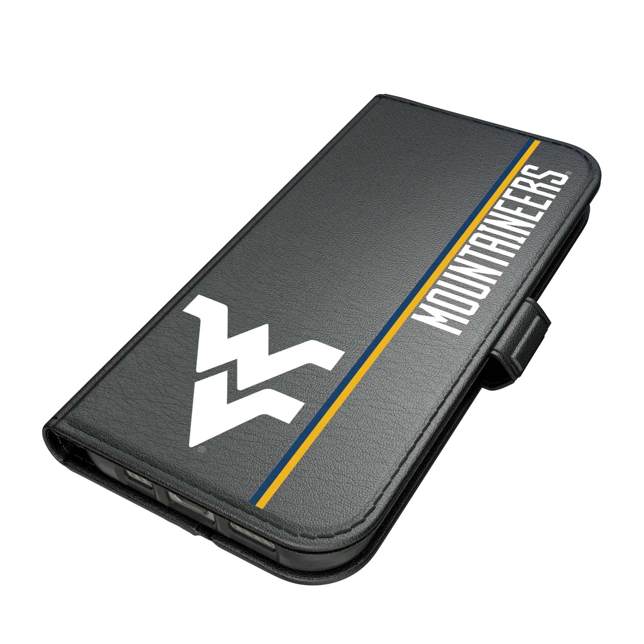 West Virginia University Mountaineers Sidebar iPhone Folio Phone Case for Apple iPhone#Device_iPhone 17