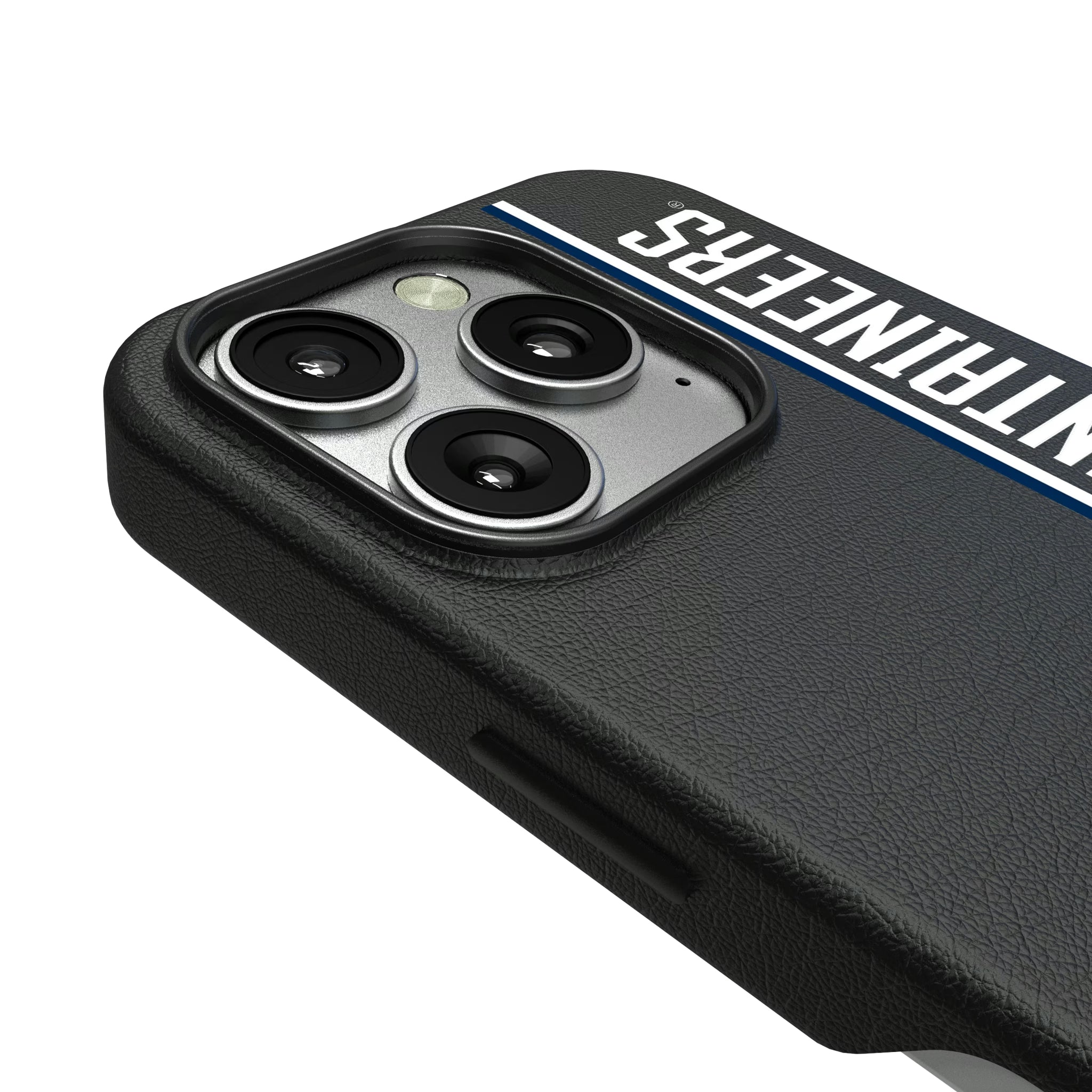 West Virginia University Mountaineers Sidebar iPhone MagSafe Compatible Phone Case for Apple iPhone - Detail