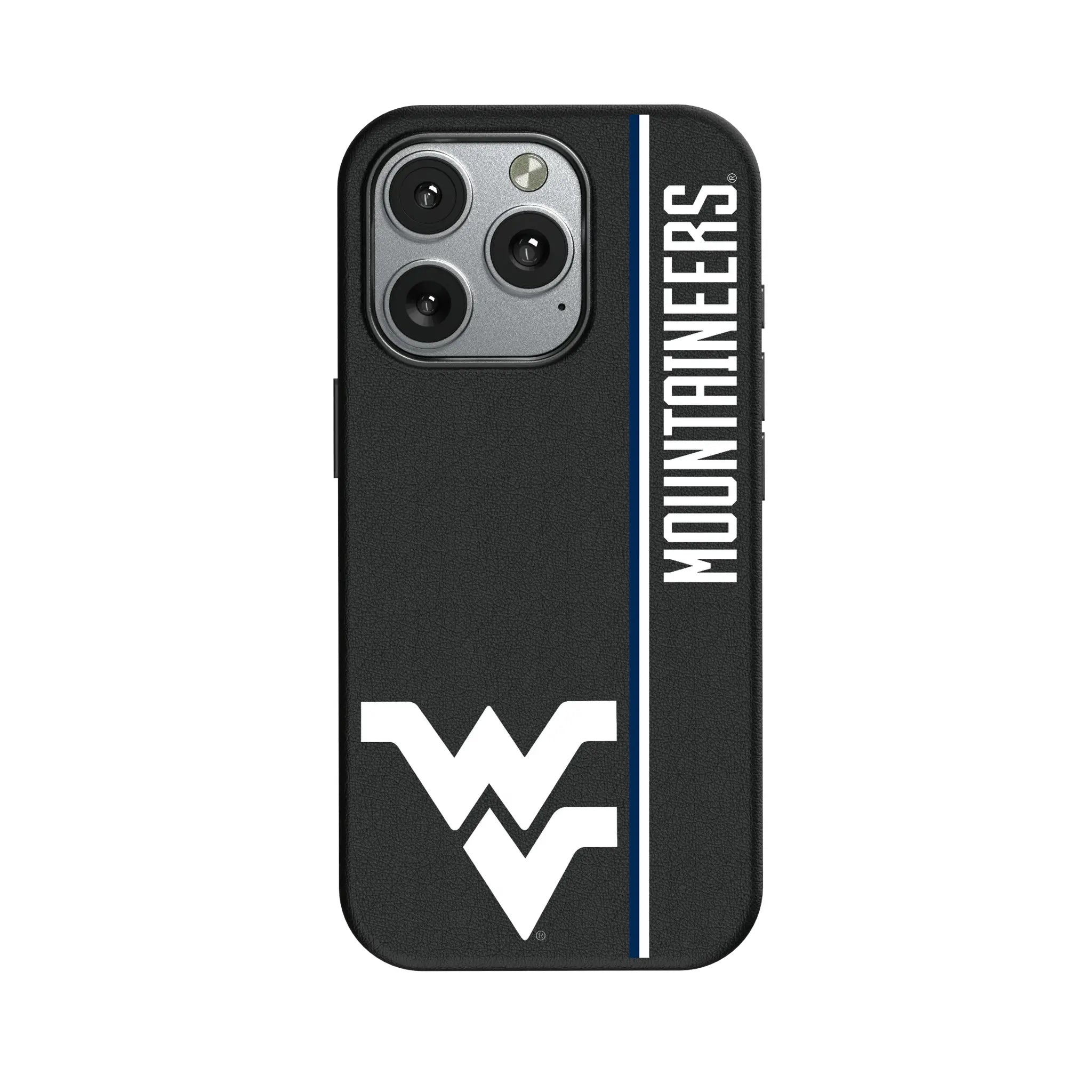 West Virginia University Mountaineers Sidebar iPhone MagSafe Compatible Phone Case for Apple iPhone