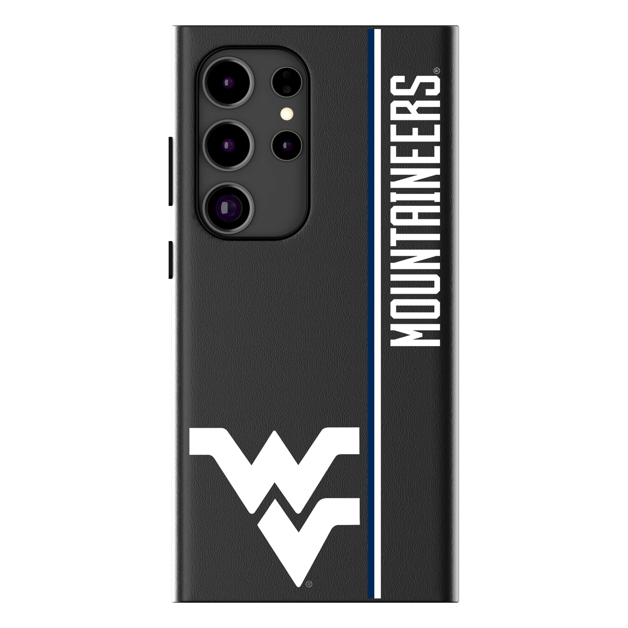 West Virginia University Mountaineers Sidebar Galaxy MagSafe Compatible Phone Case for Samsung Galaxy