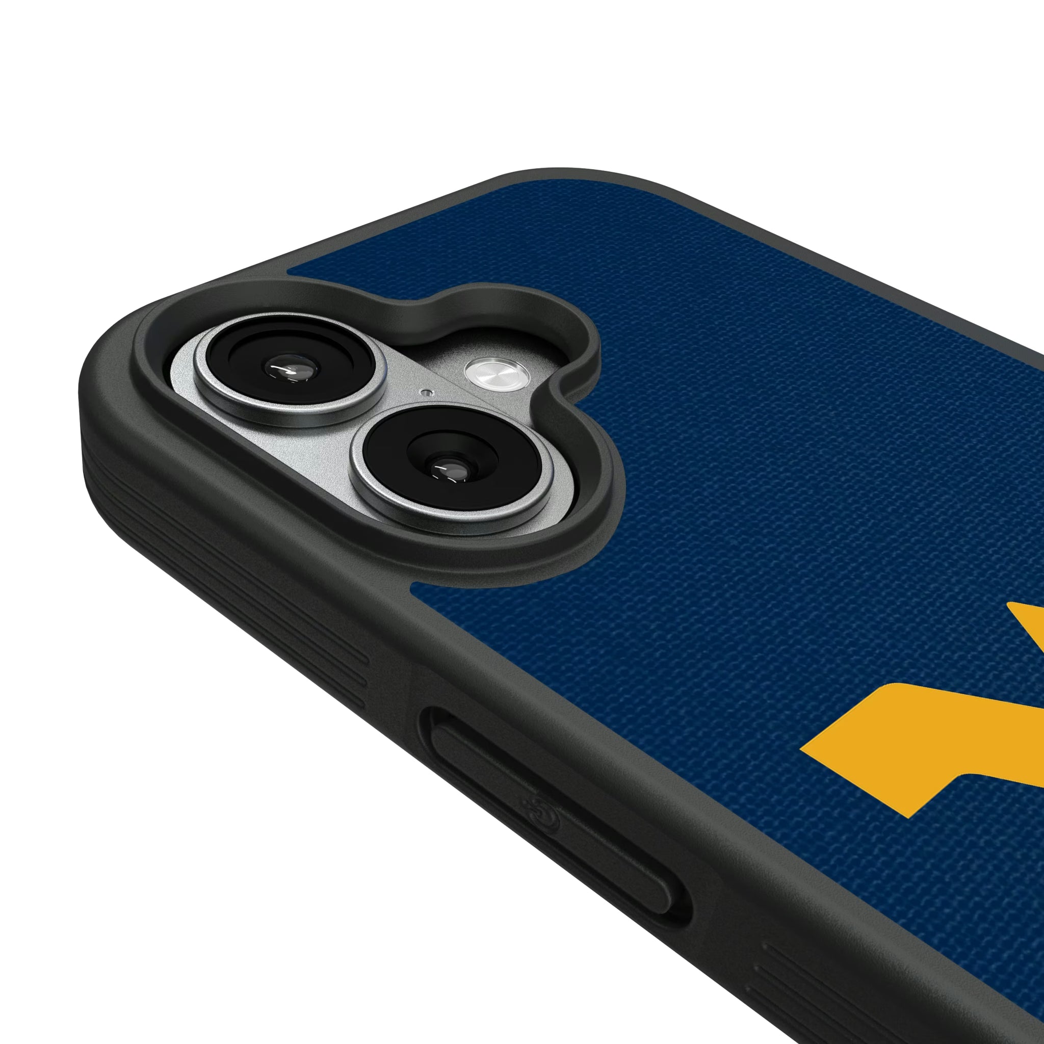 West Virginia University Mountaineers Solid iPhone Bump Phone Case for Apple iPhone - Detail#Device_iPhone 17