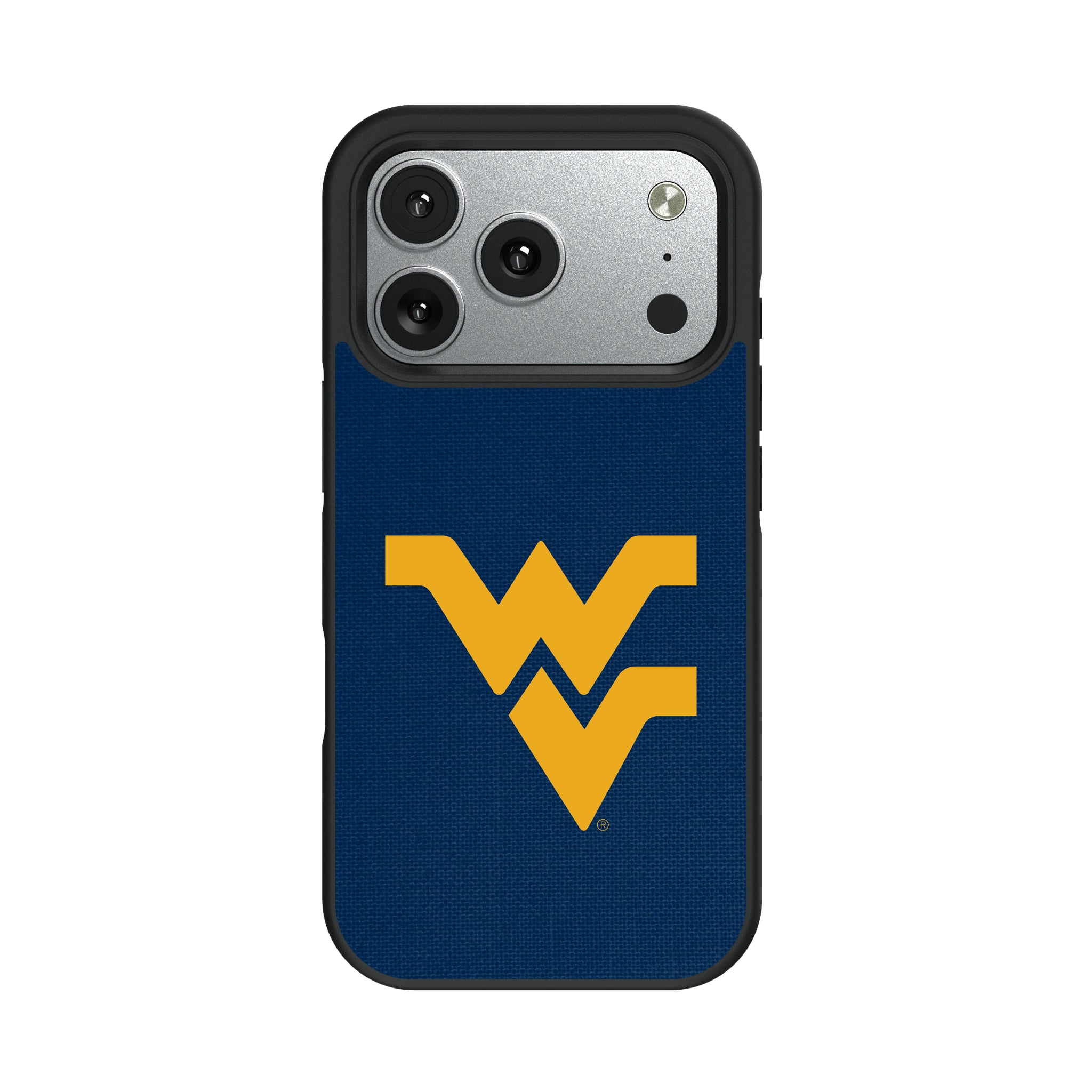 West Virginia University Mountaineers Solid iPhone Bump Phone Case for Apple iPhone#Device_iPhone 17 Pro