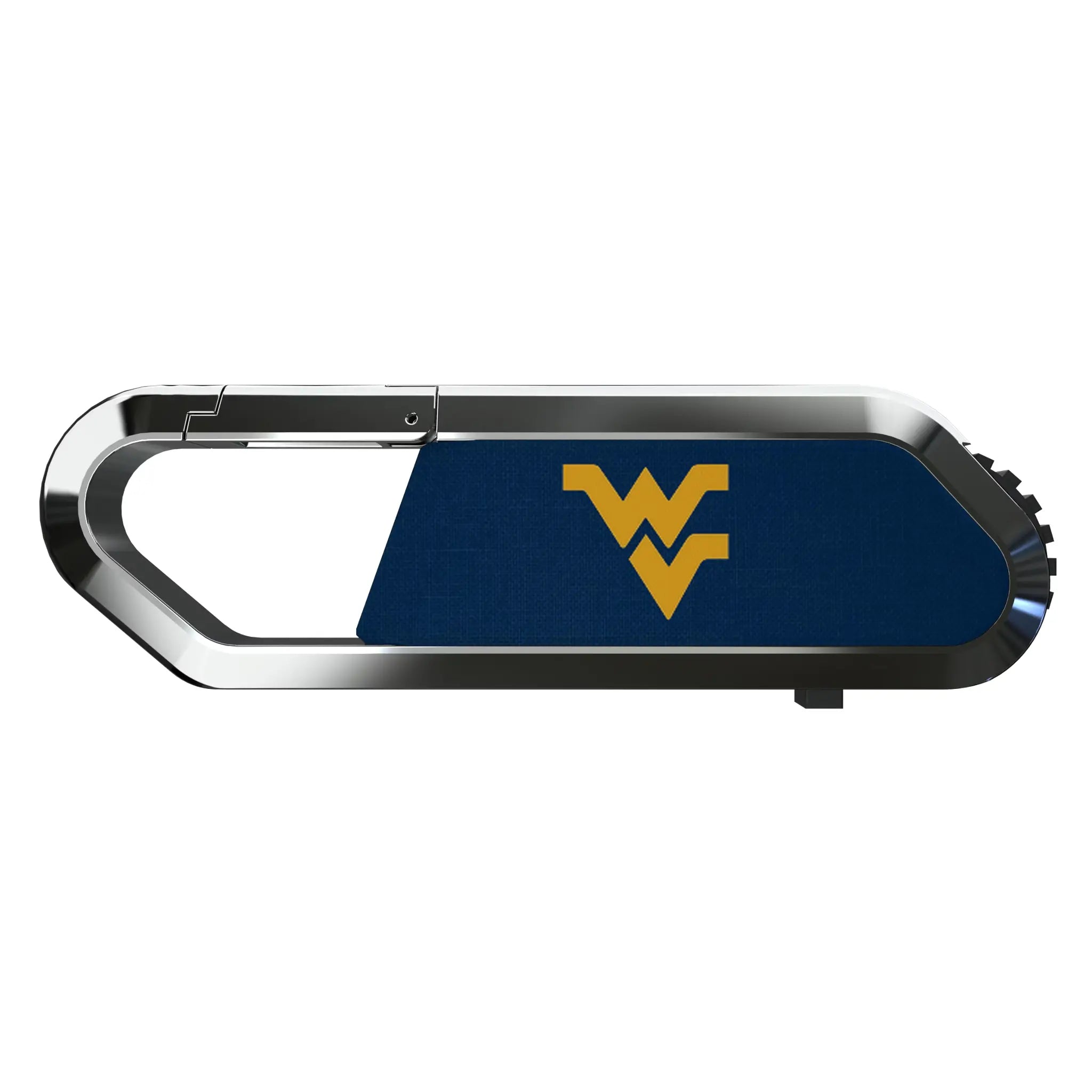 West Virginia University Mountaineers Solid USB 64GB Clip Style Flash Drive