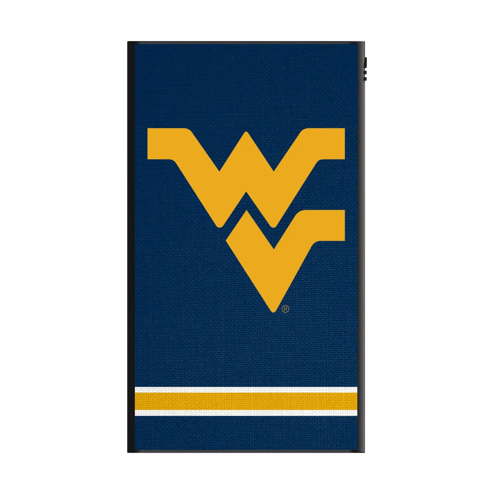 West Virginia University Mountaineers Stripe 5000mAh Flat Power Bank