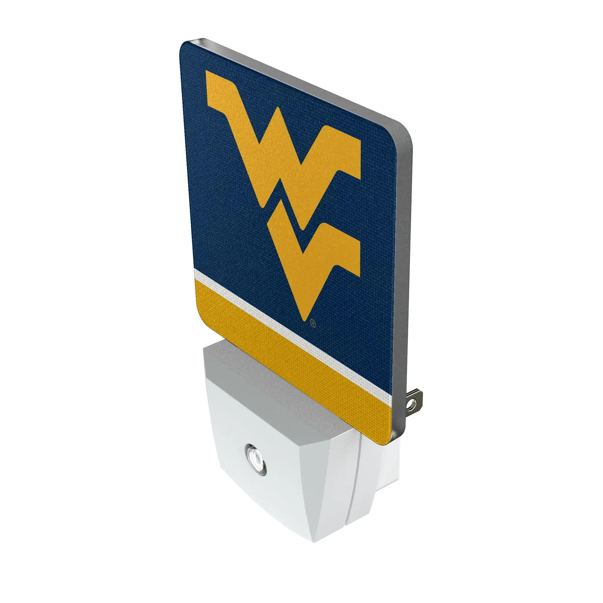 West Virginia University Mountaineers Stripe Night Light 2-Pack - Isometric View