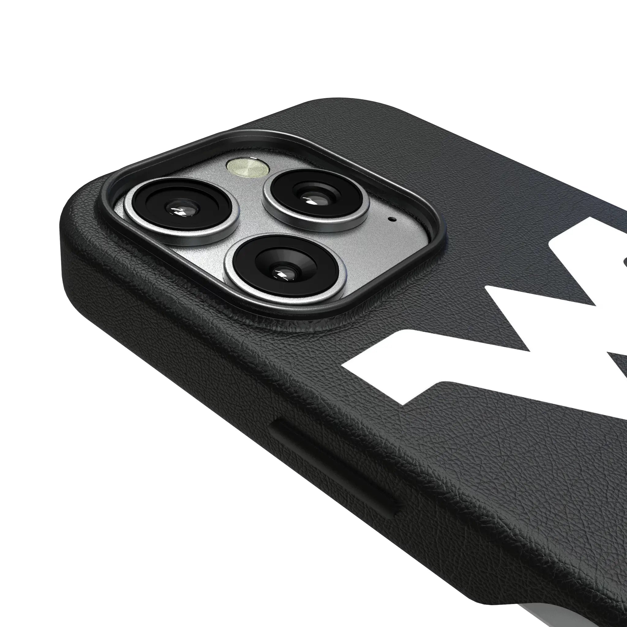 West Virginia University Mountaineers Text Backdrop iPhone MagSafe Compatible Phone Case for Apple iPhone - Detail
