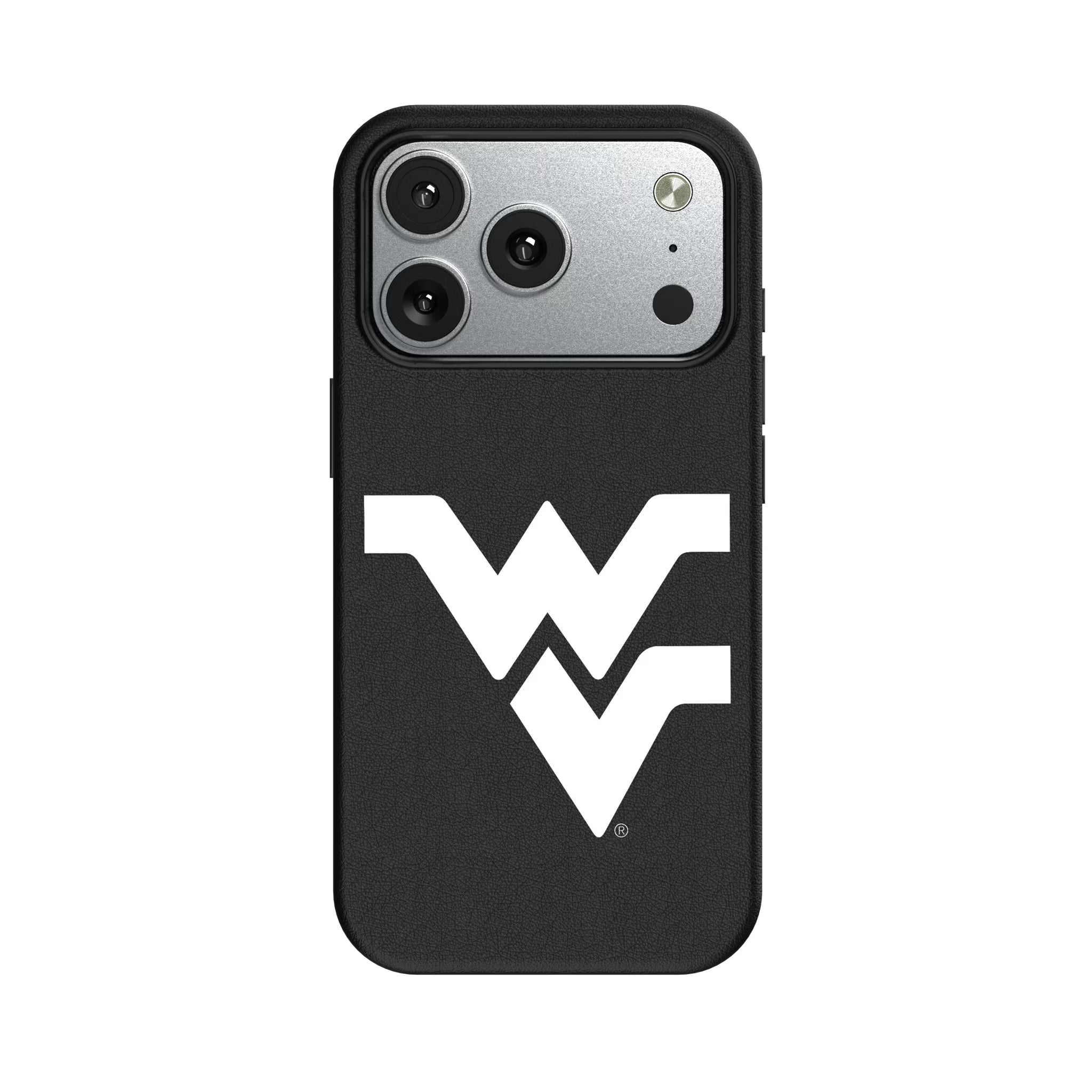 West Virginia University Mountaineers Text Backdrop iPhone MagSafe Compatible Phone Case for Apple iPhone#Device_iPhone 17 Pro