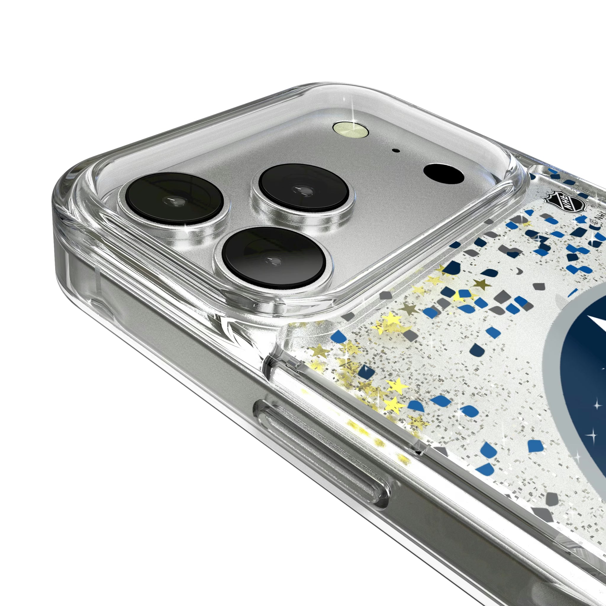 Winnipeg Jets Confetti iPhone Glitter Phone Case for Apple iPhone - Detail