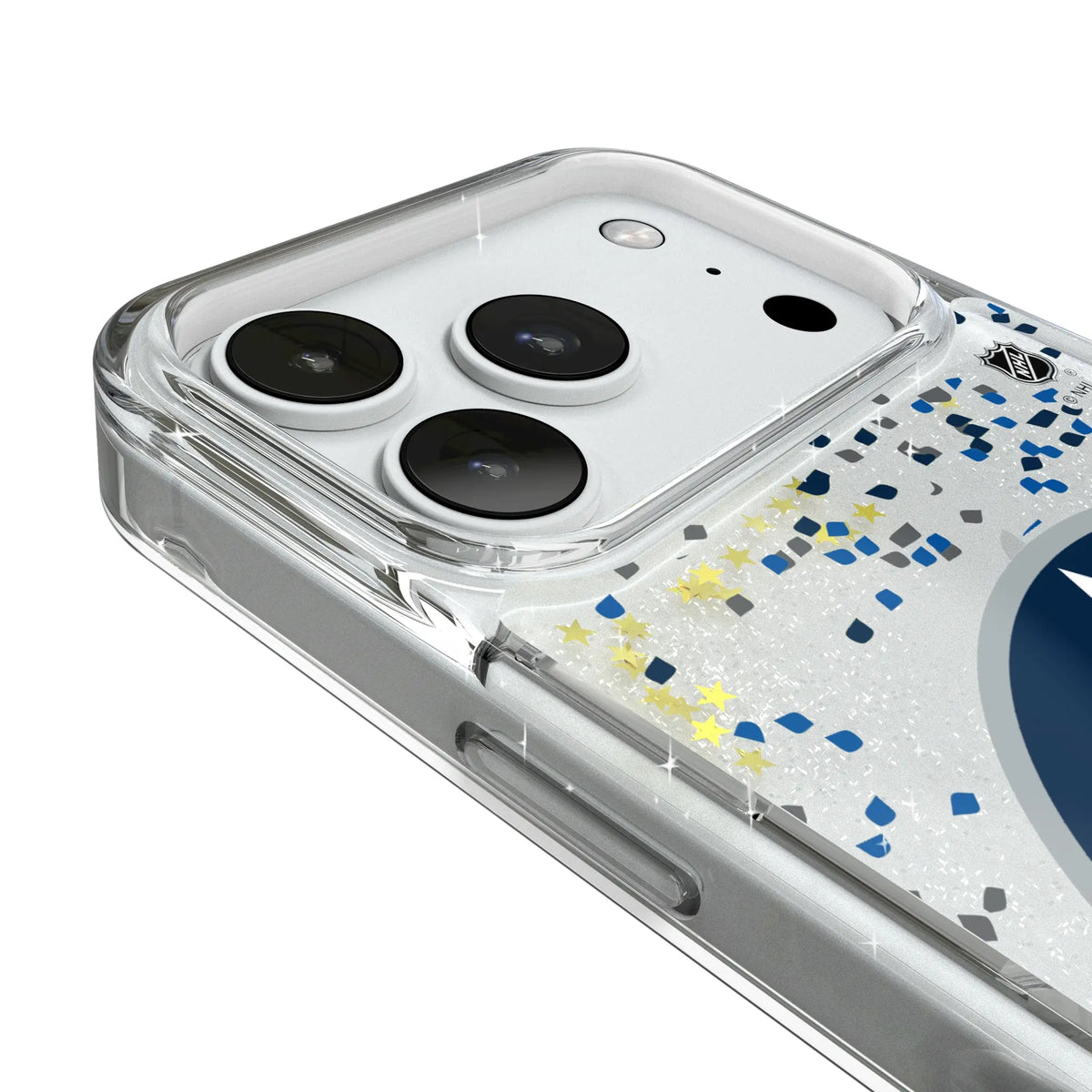 Winnipeg Jets Confetti iPhone Glitter Phone Case for Apple iPhone - Detail#Device_iPhone 18 Pro