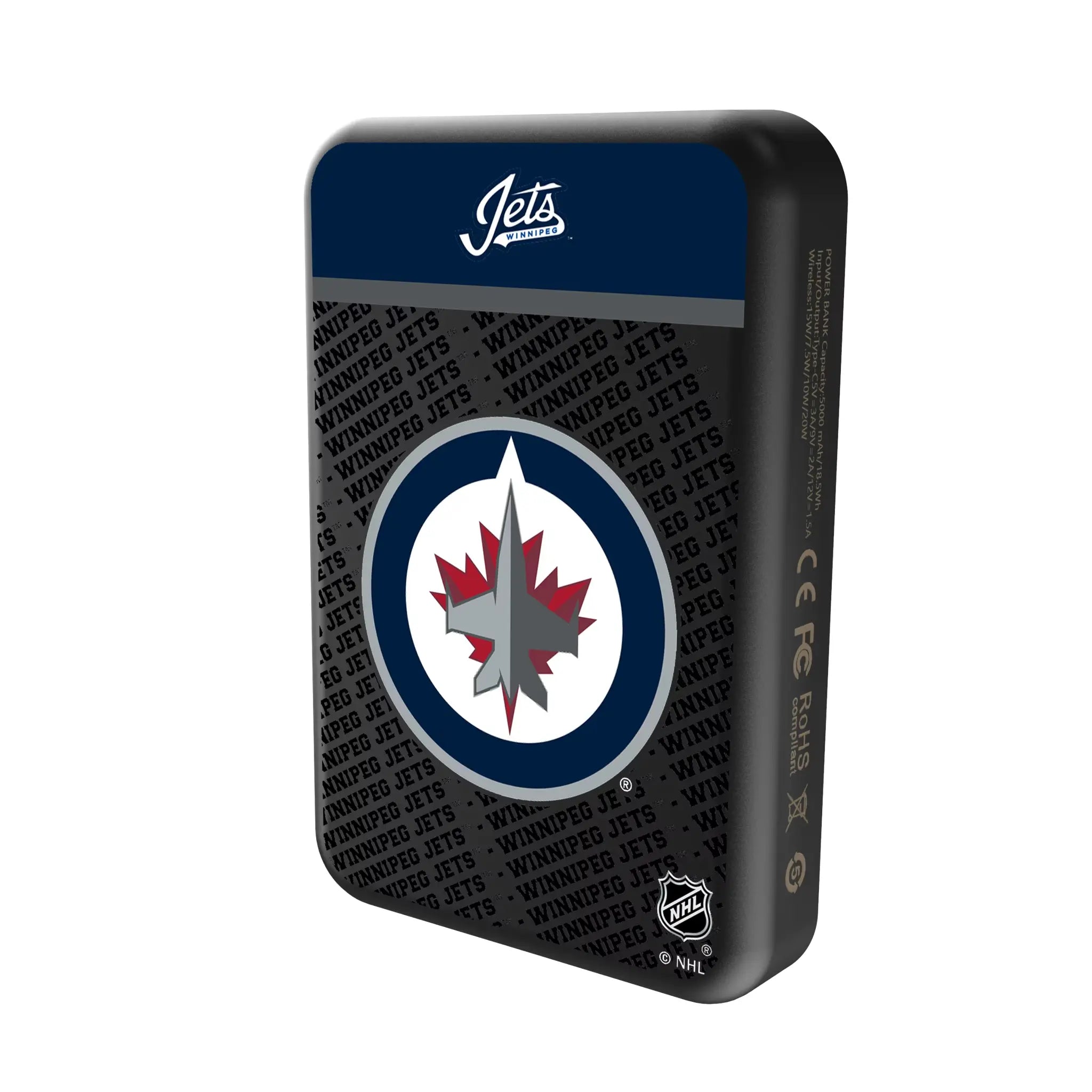 Winnipeg Jets Endzone Plus Wireless Mag Power Bank