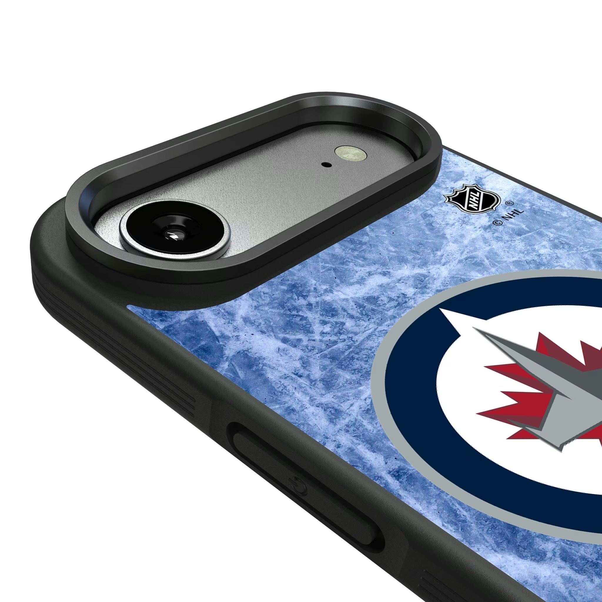Winnipeg Jets Ice Wordmark iPhone Bump Phone Case for Apple iPhone - Detail#Device_iPhone Air