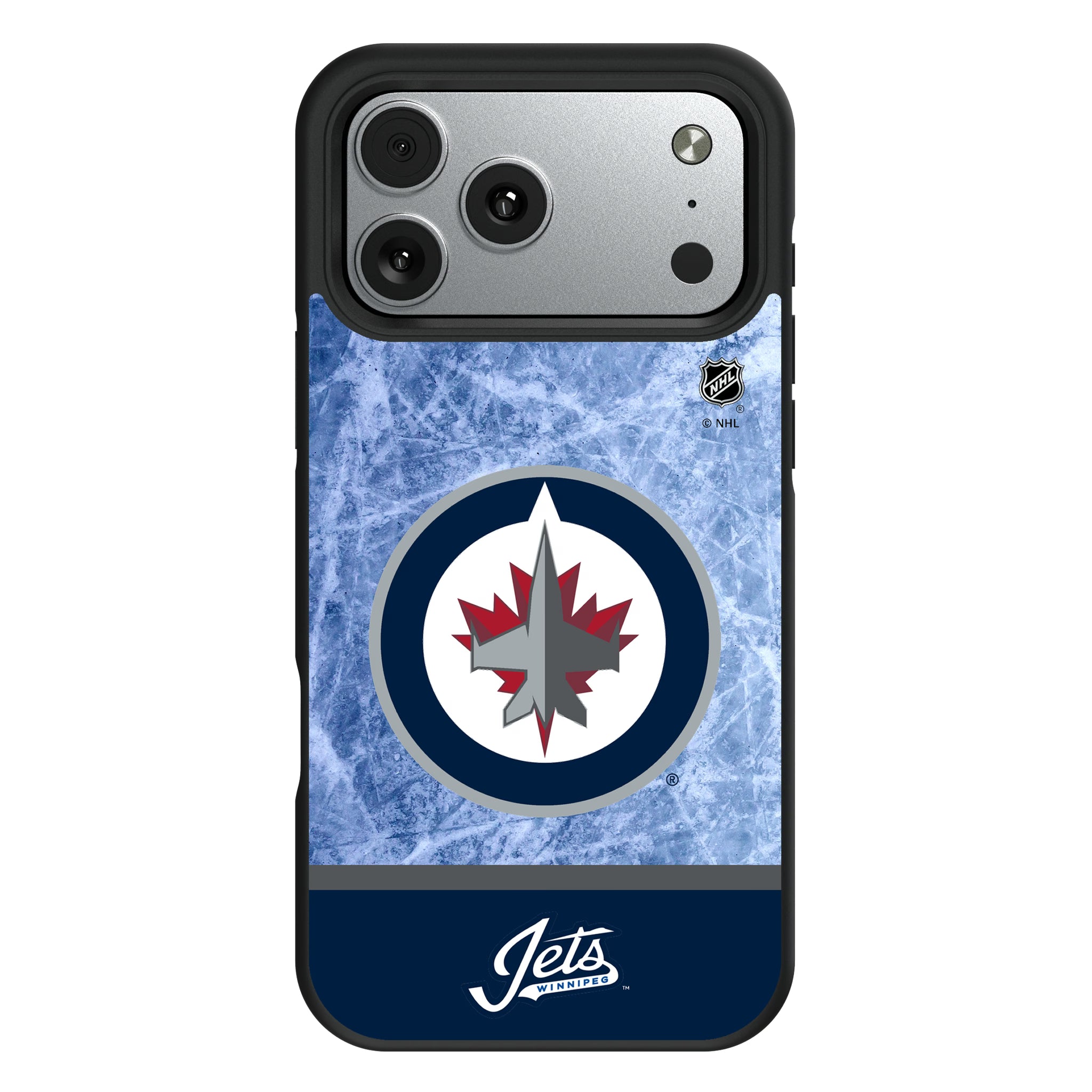 Winnipeg Jets Ice Wordmark iPhone Bump Phone Case for Apple iPhone#Device_iPhone 17 Pro Max