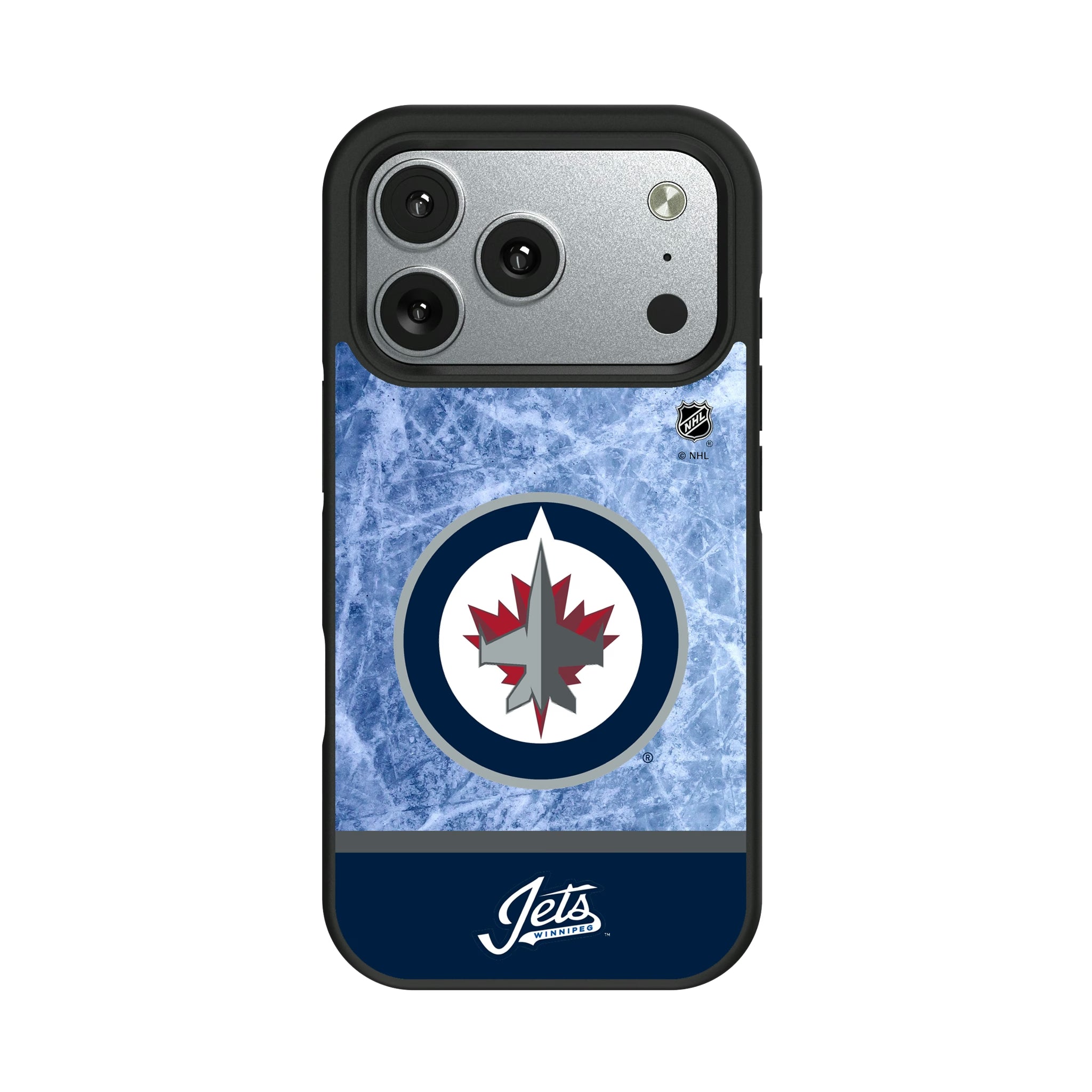 Winnipeg Jets Ice Wordmark iPhone Bump Phone Case for Apple iPhone#Device_iPhone 17 Pro