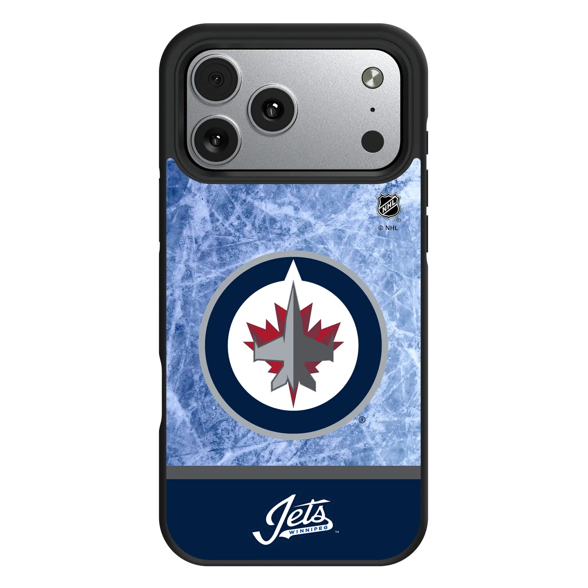 Winnipeg Jets Ice Wordmark iPhone Bump Phone Case for Apple iPhone#Device_iPhone 17 Pro Max
